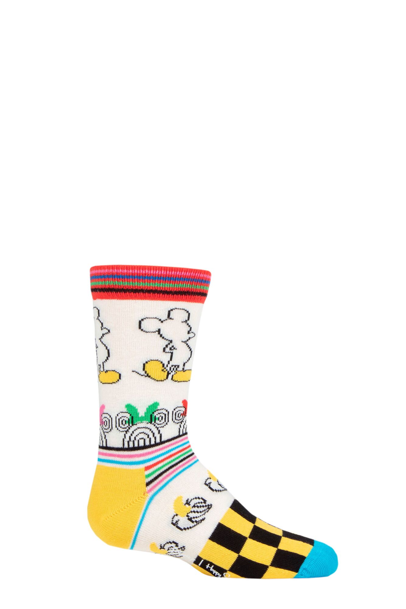 Kids 1 Pair Happy Socks Disney Sunny Sketch Sock