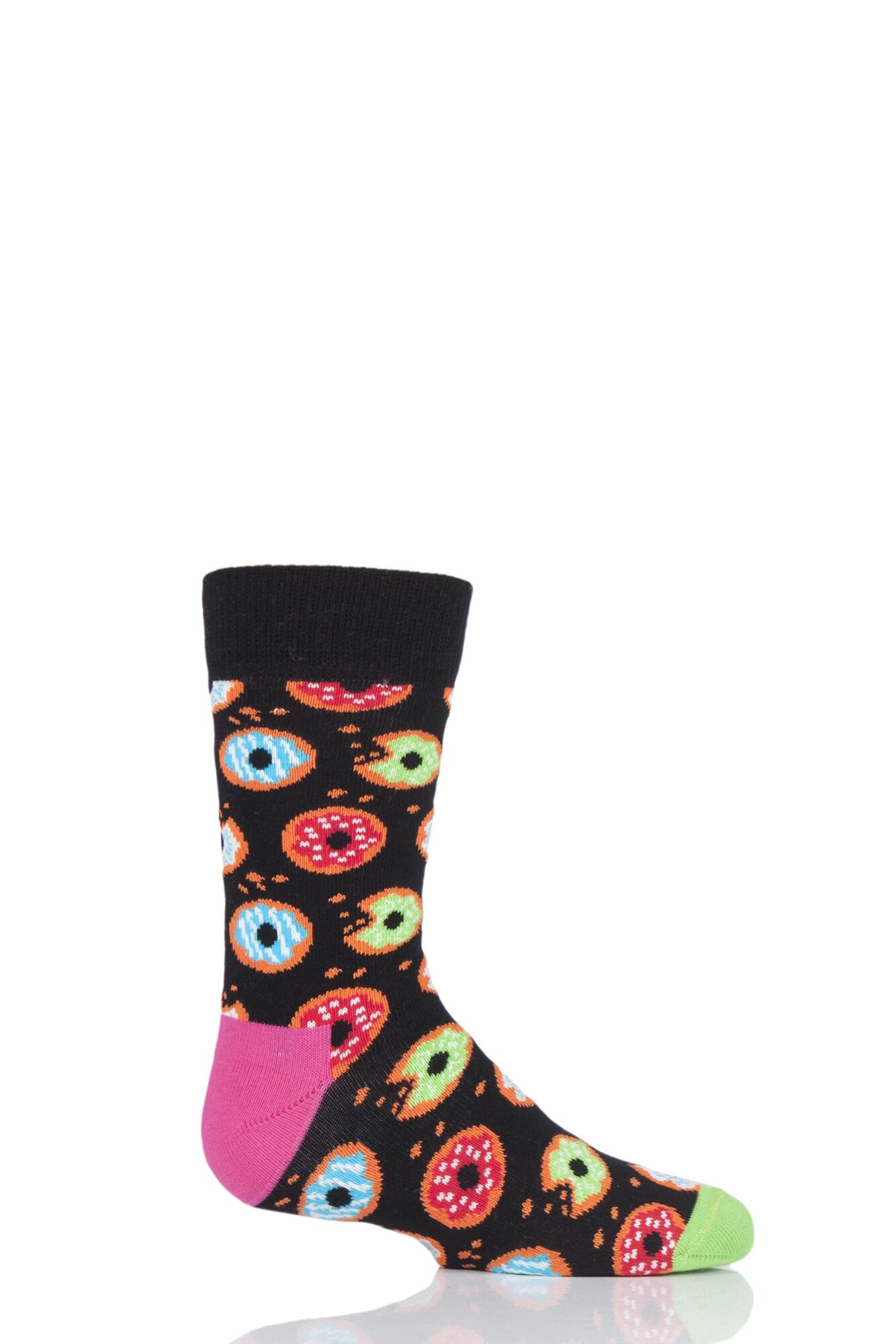 1 Pair Doughnut Cotton Socks Kids Unisex - Happy Socks