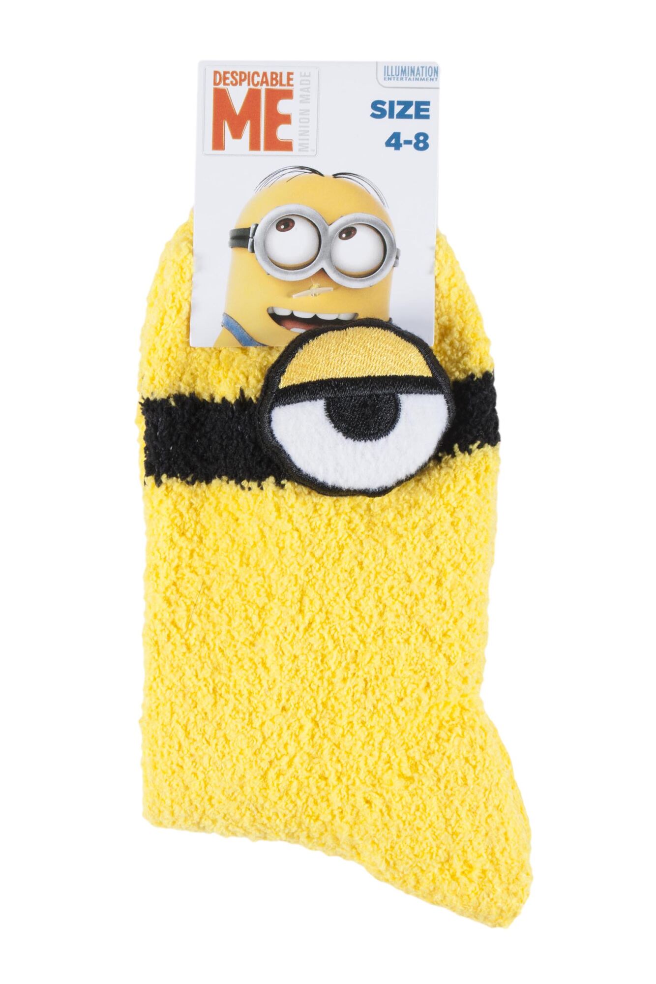 Ladies Minions Slipper Socks with Grips from