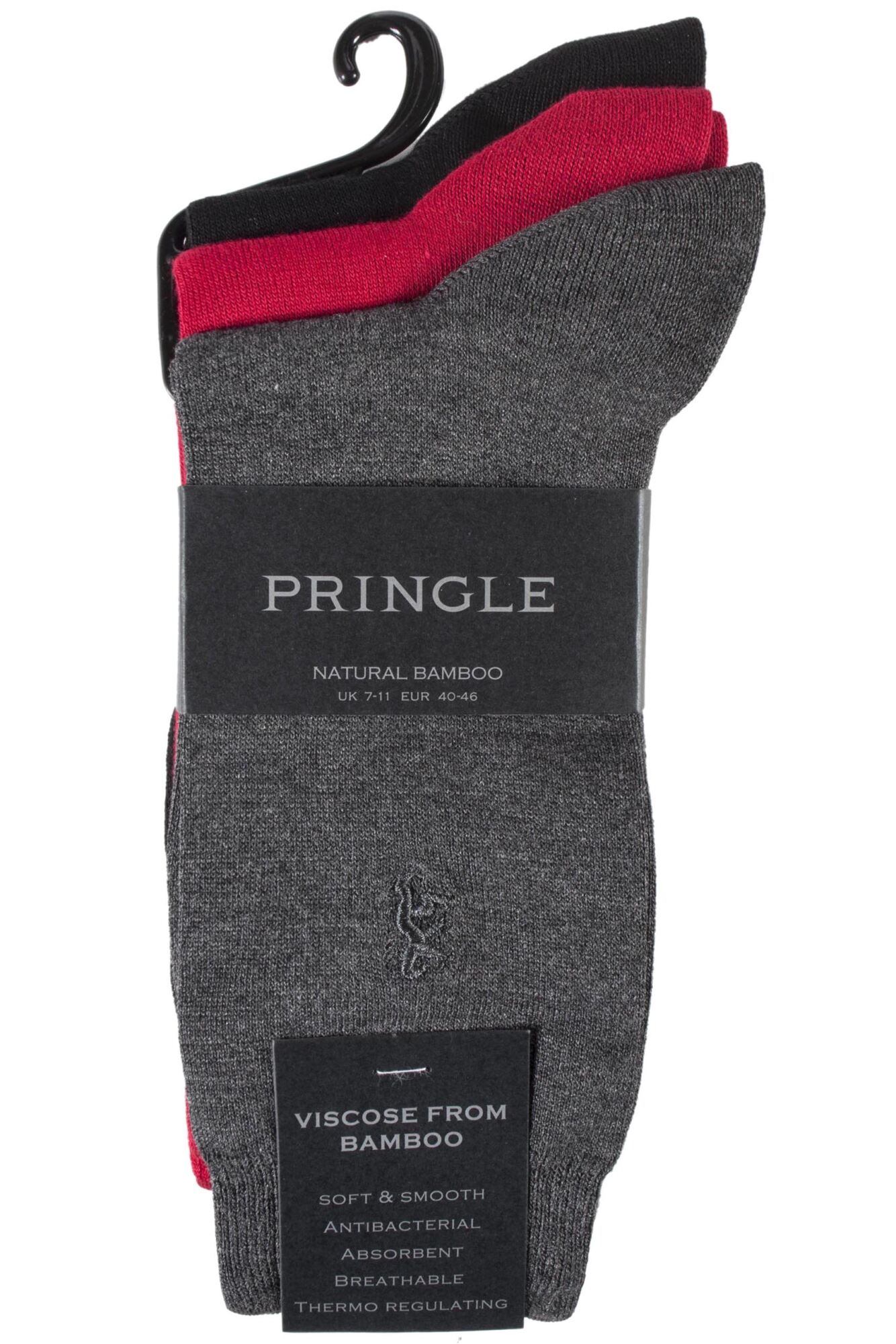 Pringle of Scotland Classic Bamboo Plain Socks