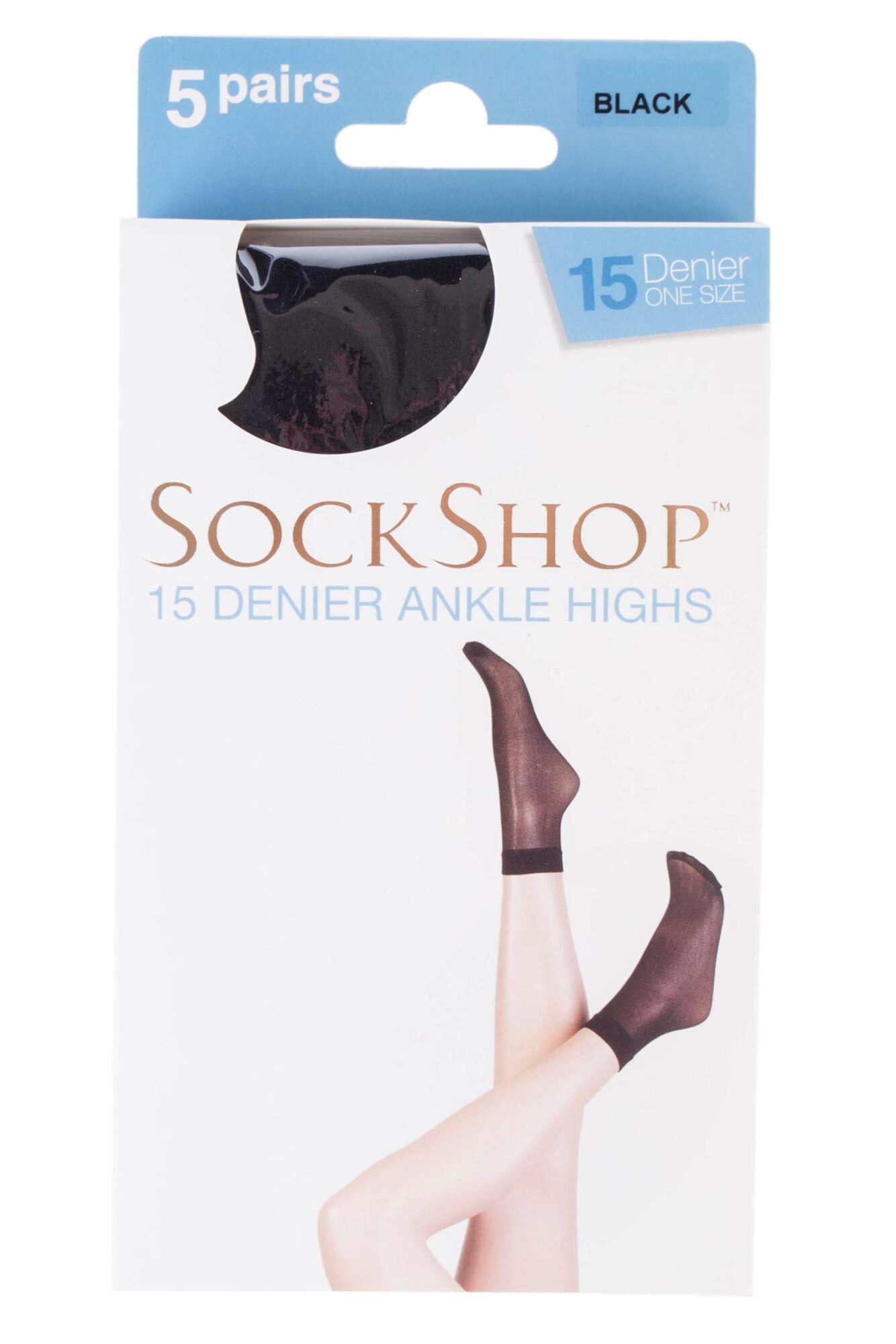 Ladies 15 Denier Ankle Highs