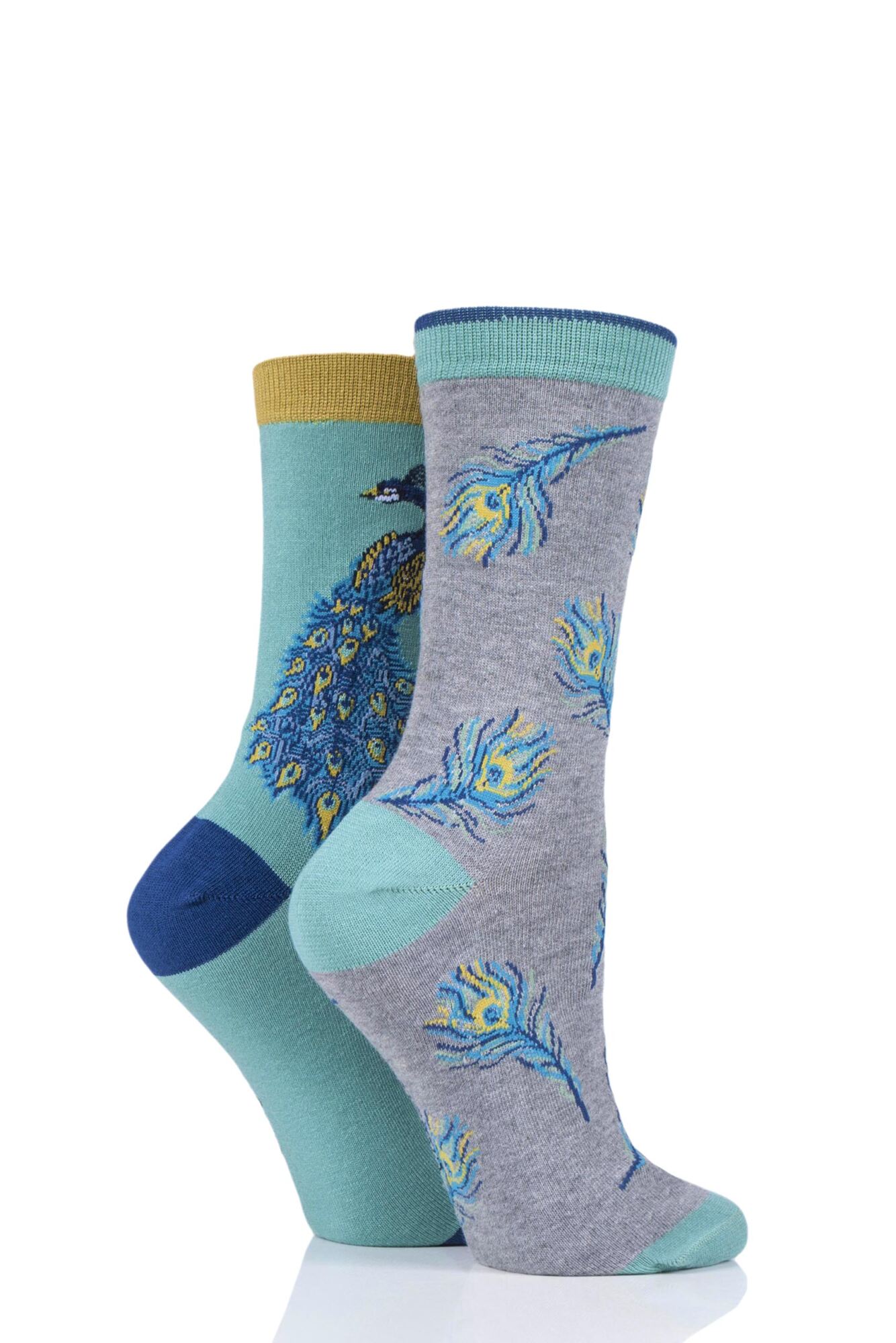 2 Pair Pavone Bamboo and Organic Cotton Socks Ladies - Thought