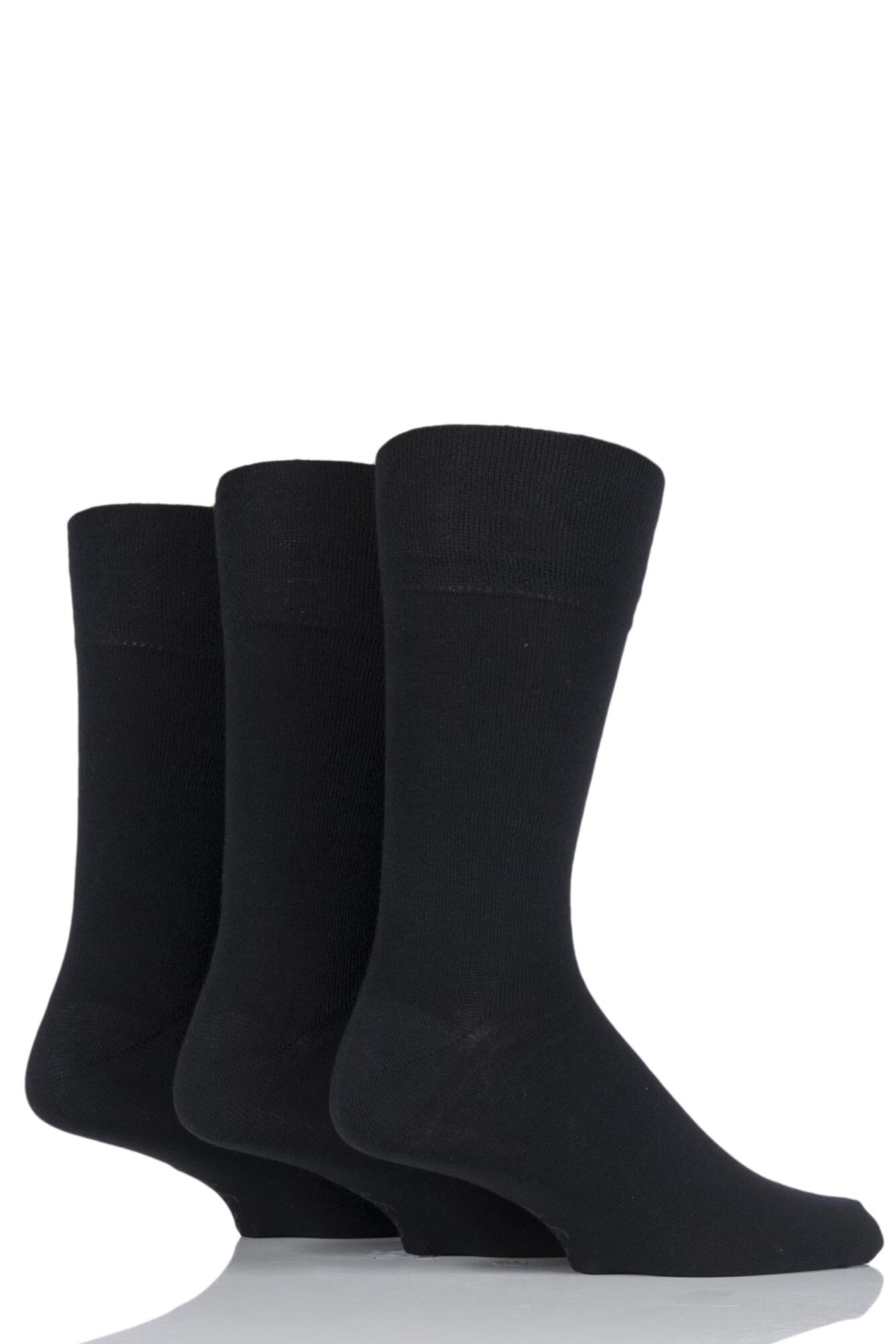 Mens Gentle Grip Plain Socks from