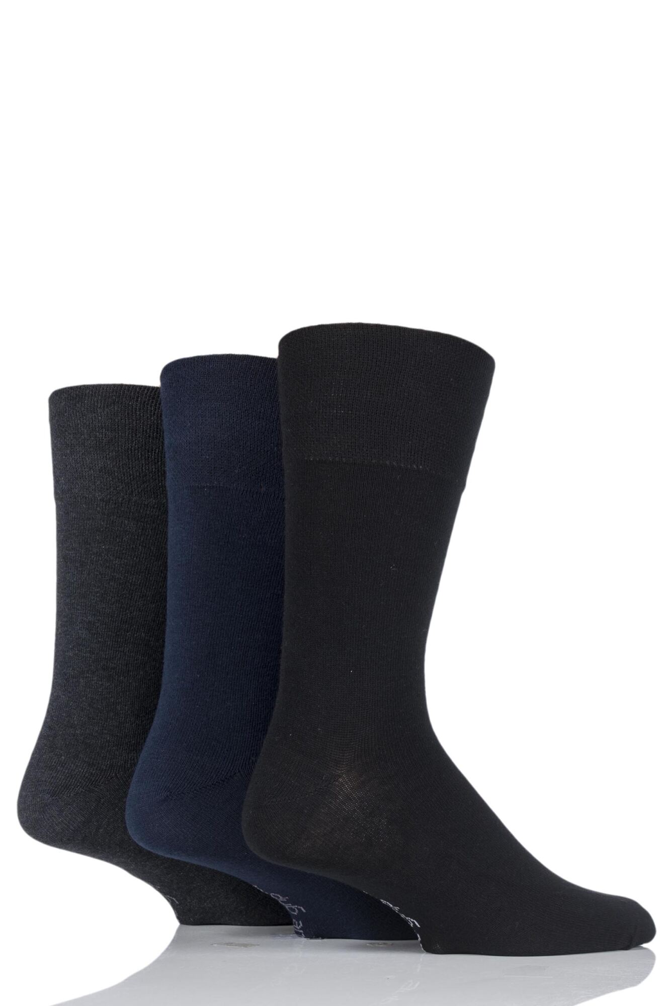 Mens Gentle Grip Plain Socks from