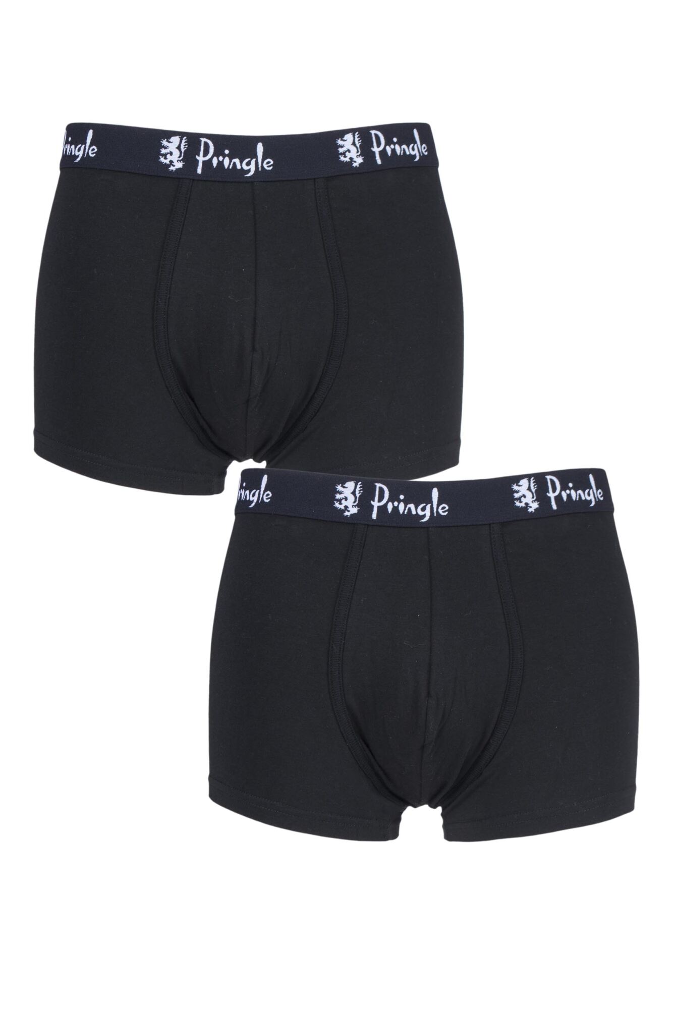 2 Pack Plain Hipster Trunks Men's - Pringle