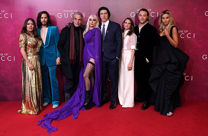House of Gucci UK premiere cast members