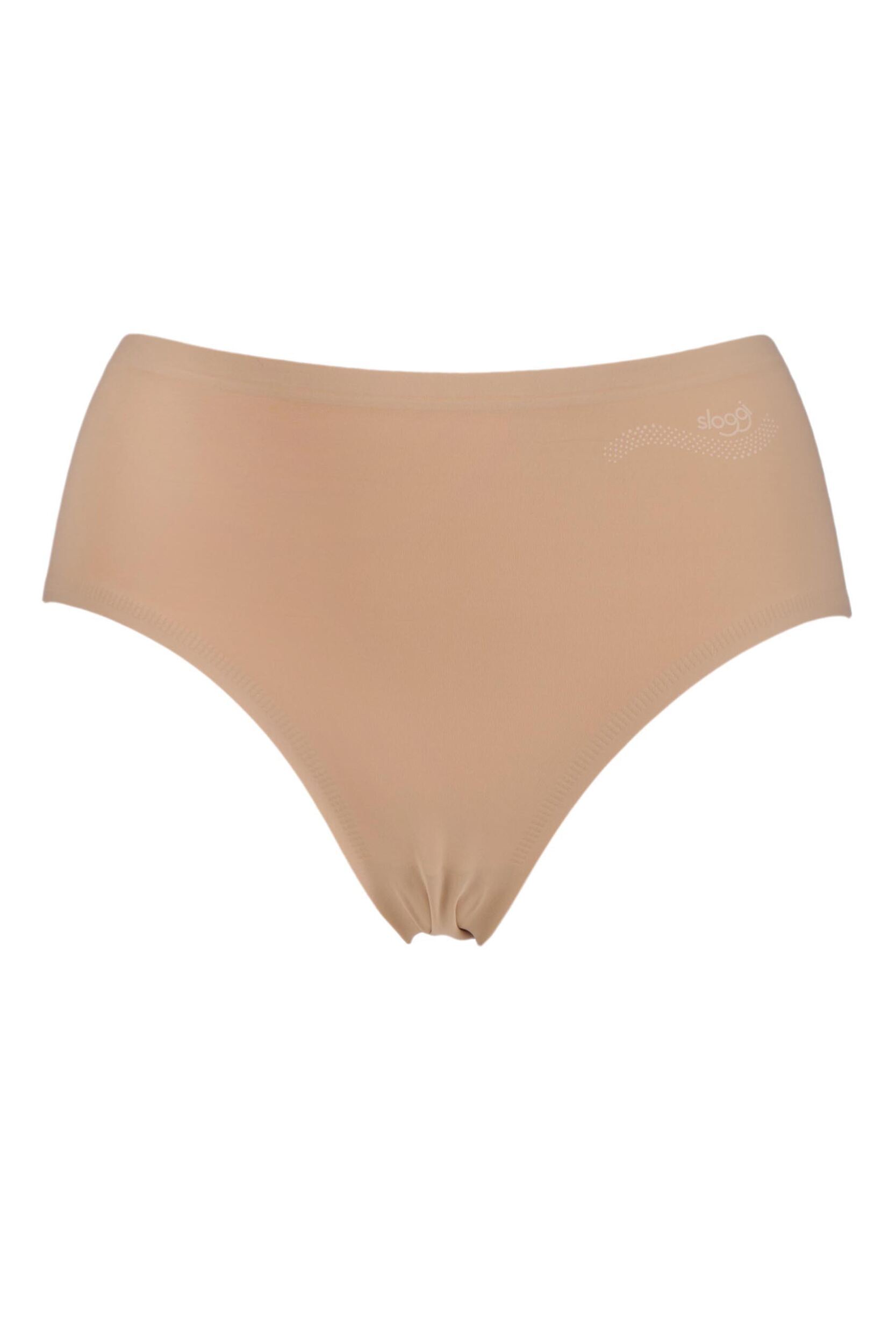1 Pair Nude Zero One Cheeky Hipster Knickers Ladies Extra Small - Sloggi