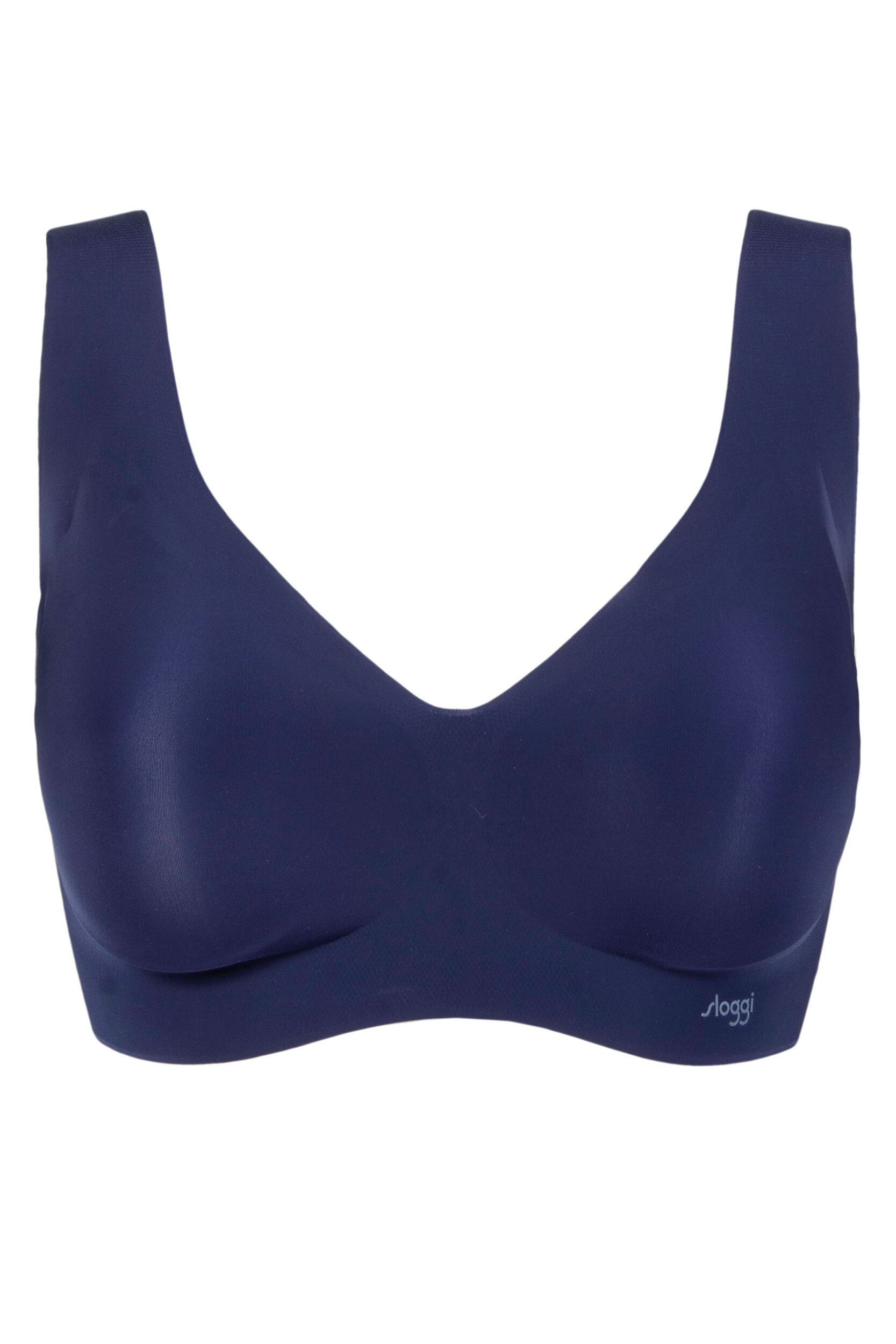 Women's Sloggi Zero Feel Seamfree Bralette with Removable Pads Navy Extra Small