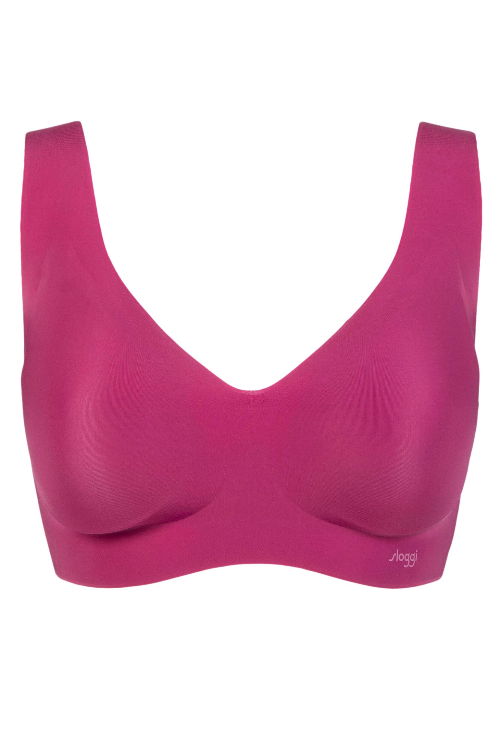Women's Sloggi Zero Feel Seamfree Bralette with Removable Pads Wine Small