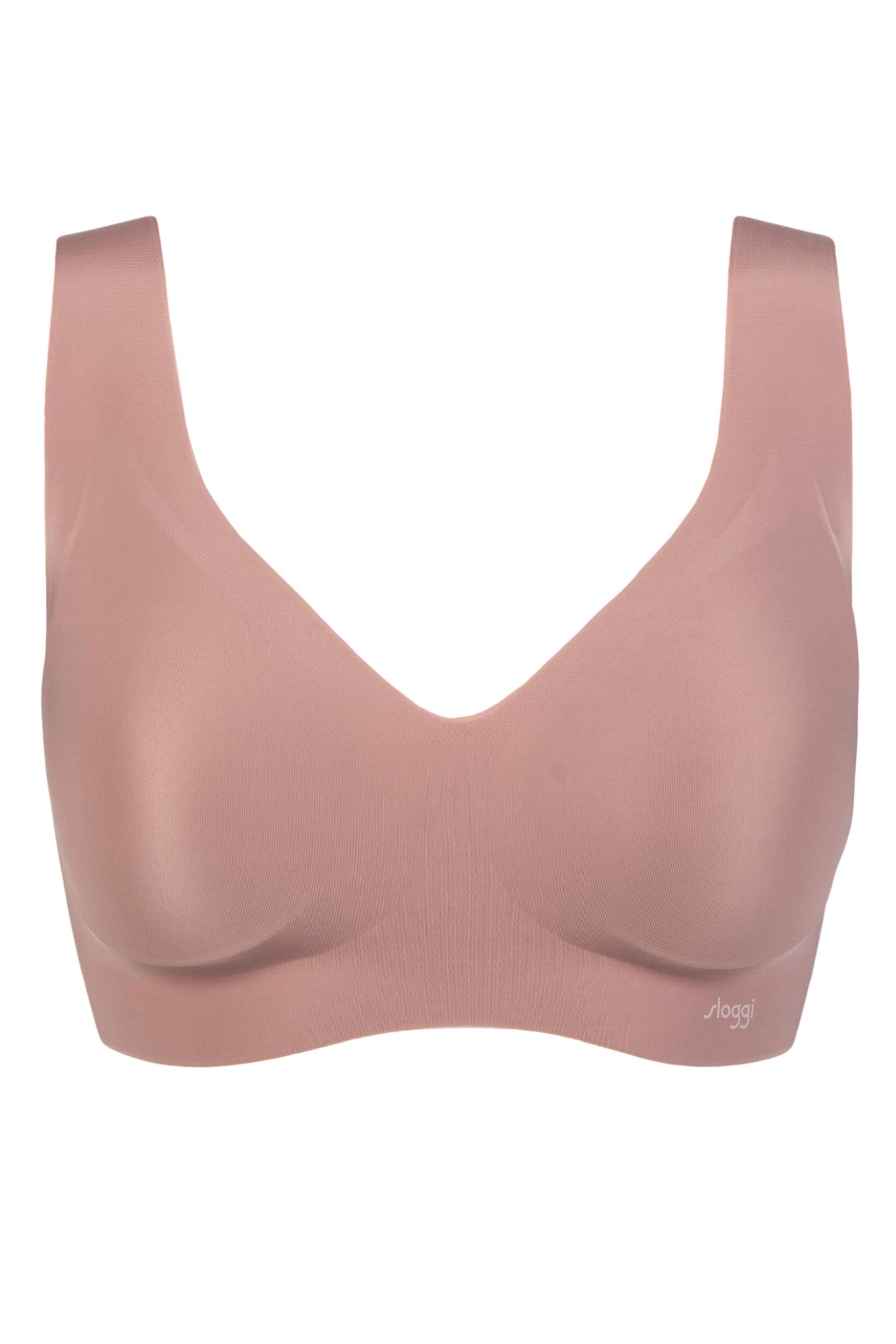Women's Sloggi Zero Feel Seamfree Bralette with Removable Pads Cacao Medium