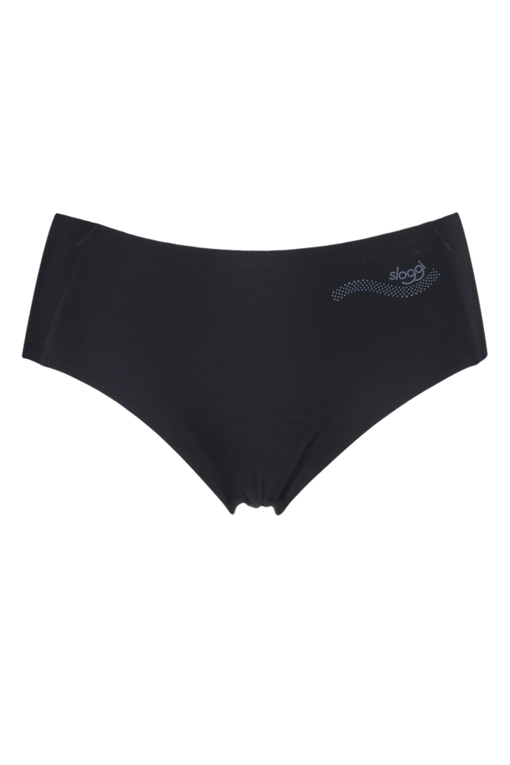 1 Pair Black Zero Feel Seamfree Hipster Knickers Ladies Small - Sloggi