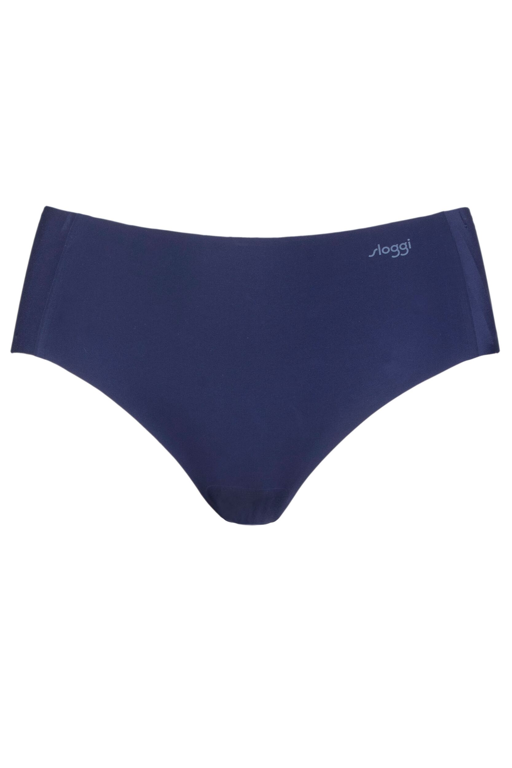 Women's 1 Pair Sloggi Zero Feel Seamfree Hipster Knickers Navy Extra Small