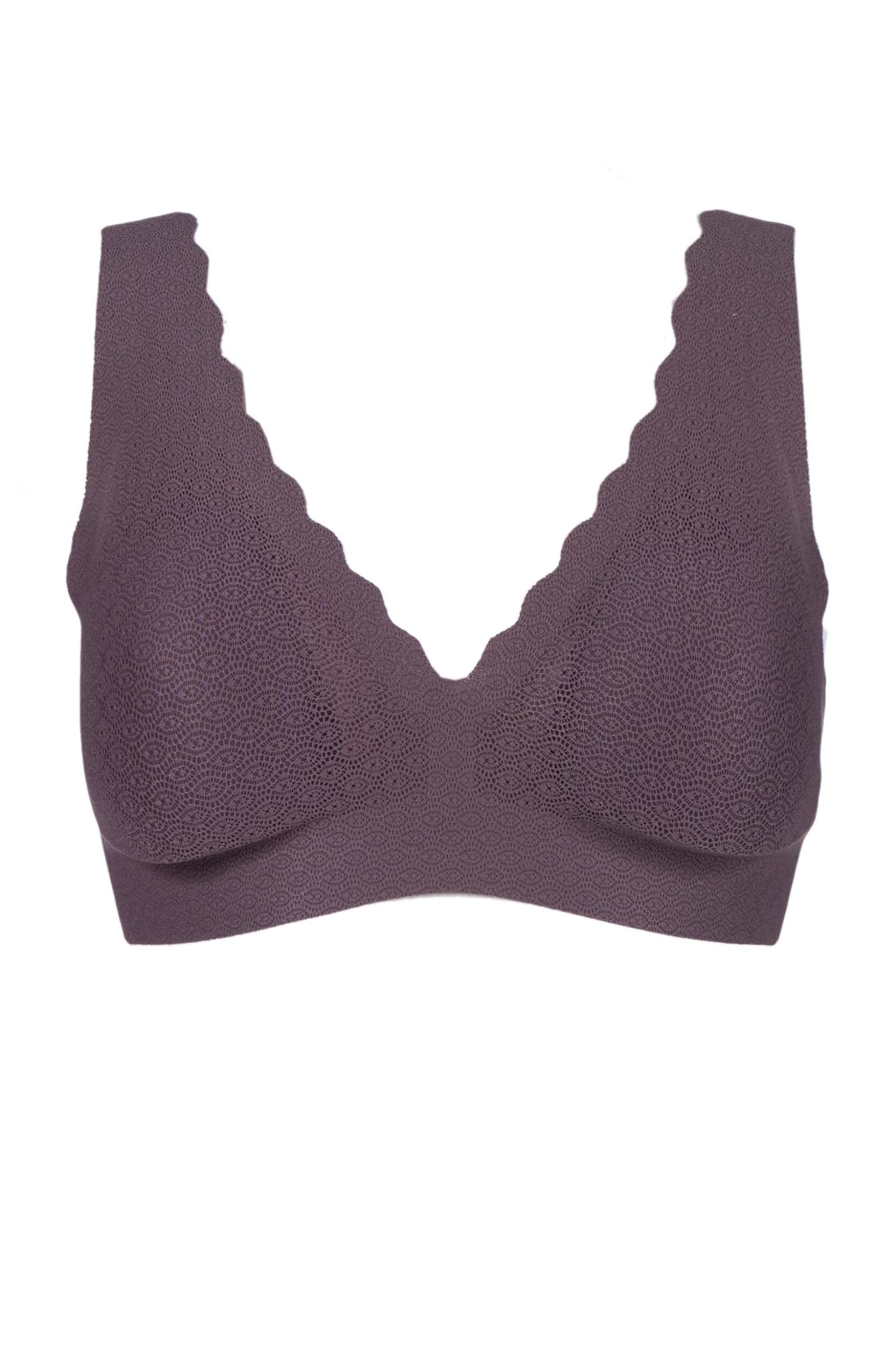 1 Pack Kaluha Zero Feel Seamfree Lace Bralette Ladies Extra Small - Sloggi