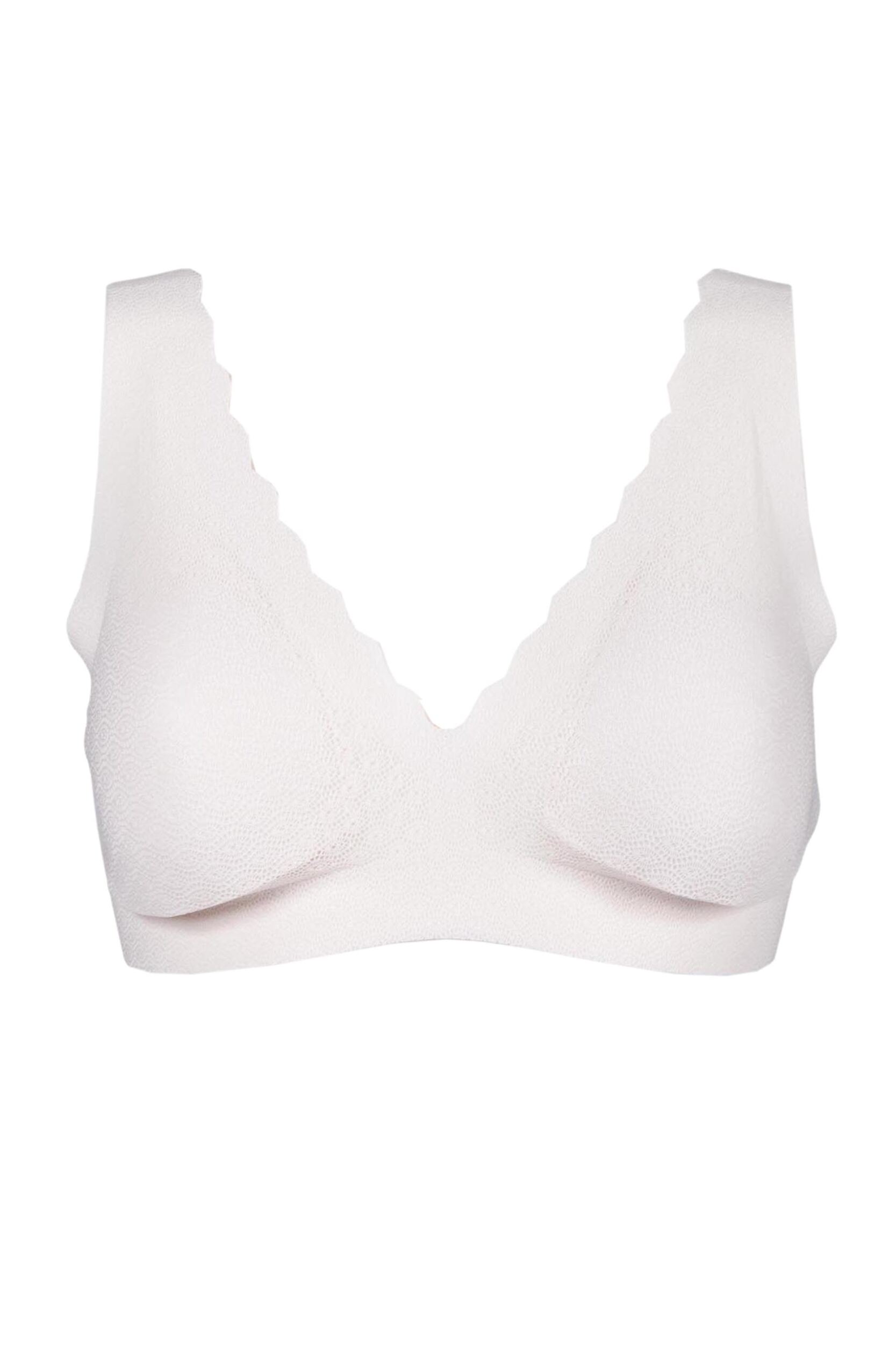 1 Pack Angora Zero Feel Seamfree Lace Bralette Ladies Extra Small - Sloggi