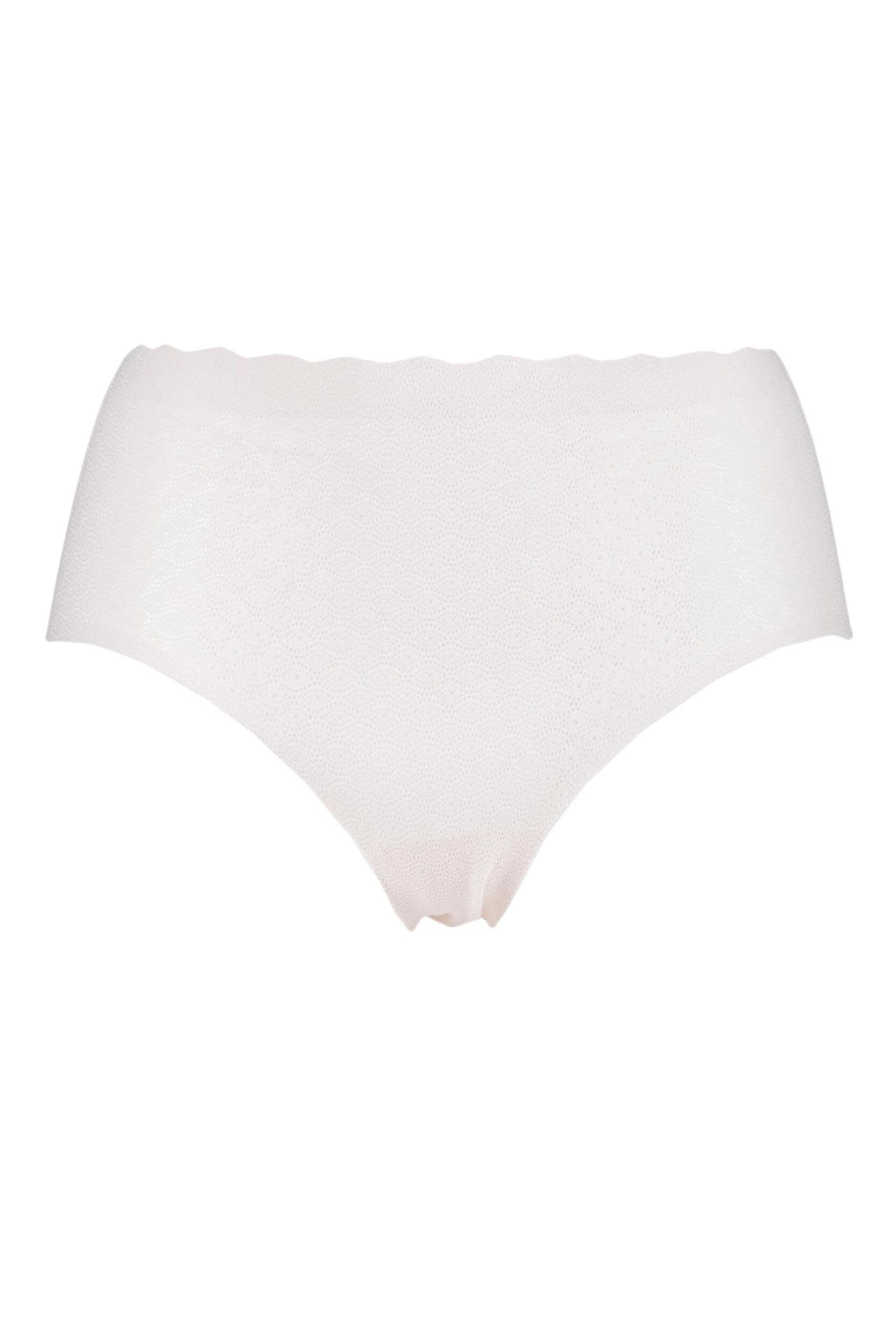 1 Pack Angora Zero Feel Seamfree Lace High Waist Briefs Ladies Small - Sloggi
