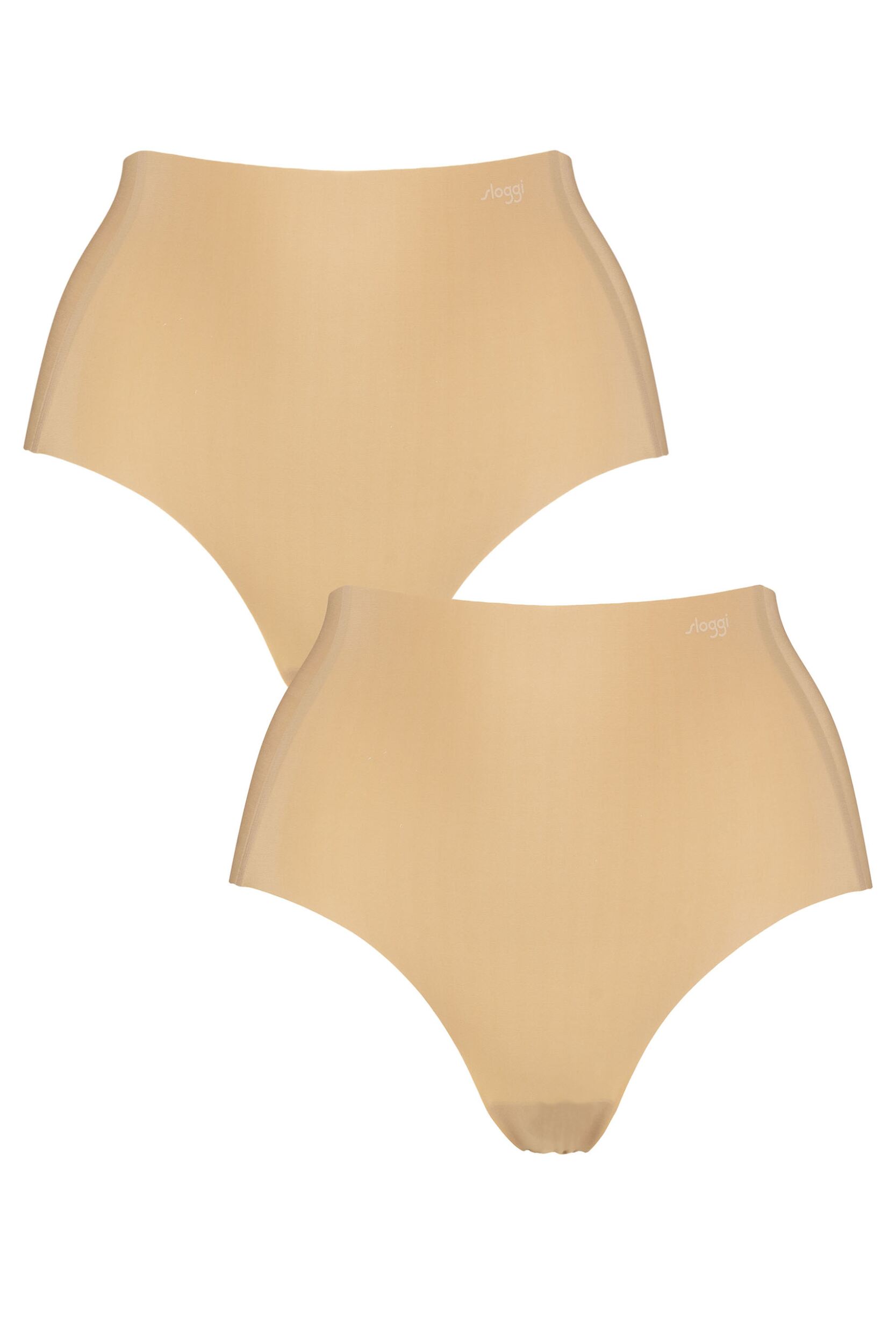 Women's 2 Pack Sloggi Zero Feel Seamfree Maxi Knickers Cognac Extra Small