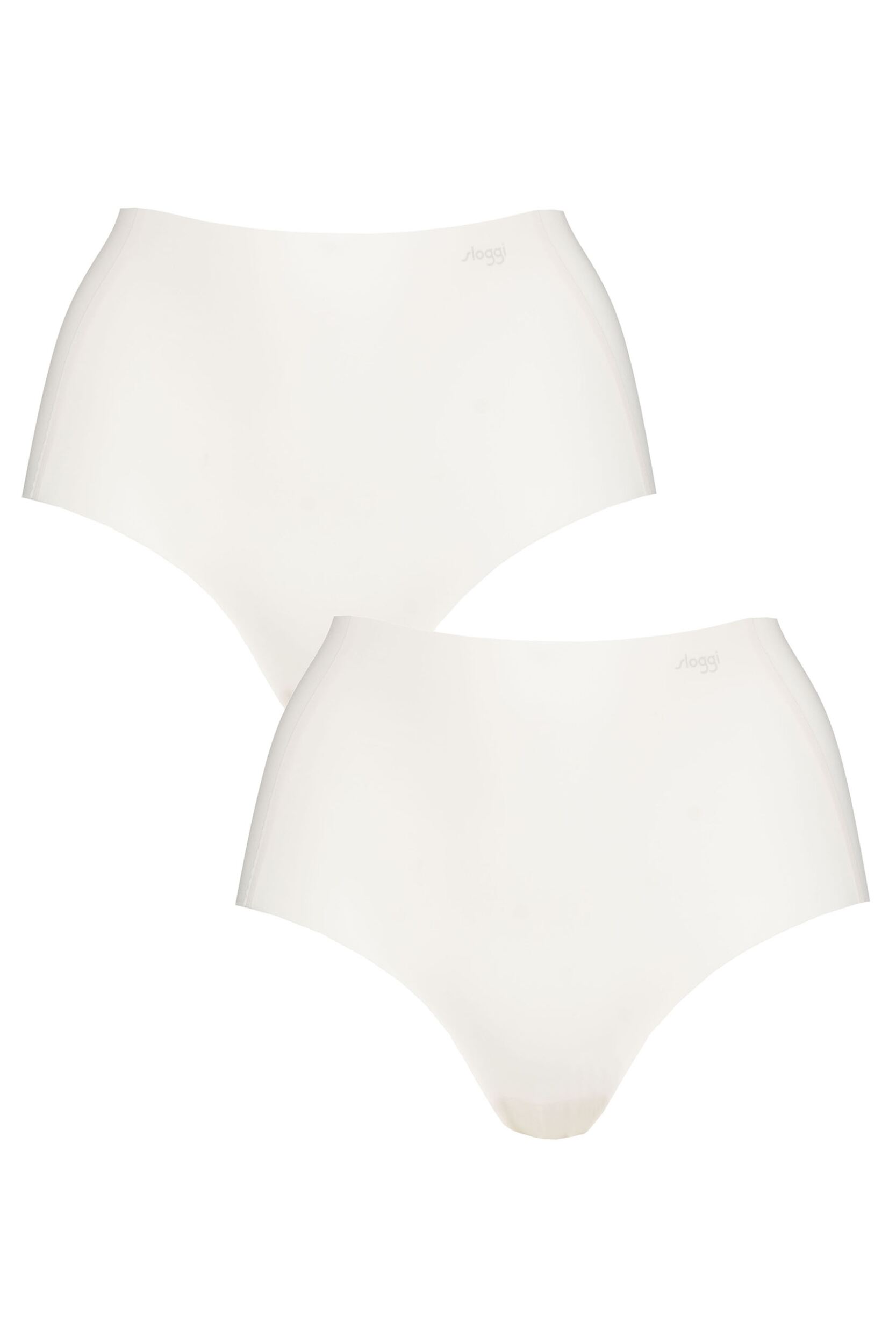 Women's 2 Pack Sloggi Zero Feel Seamfree Maxi Knickers Angora Small
