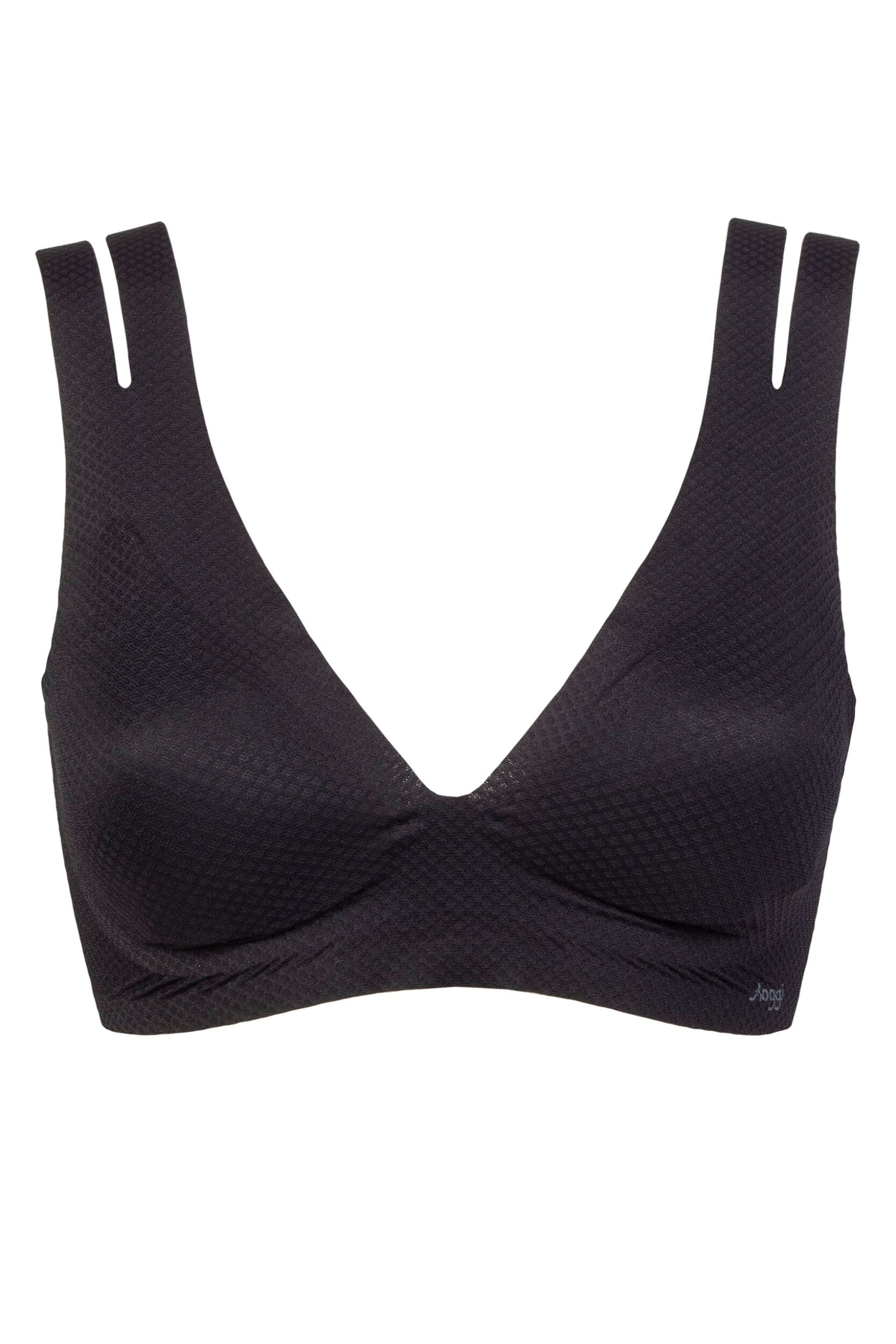 Women's 1 Pack Sloggi Zero Feel Flow Bralette Black Small