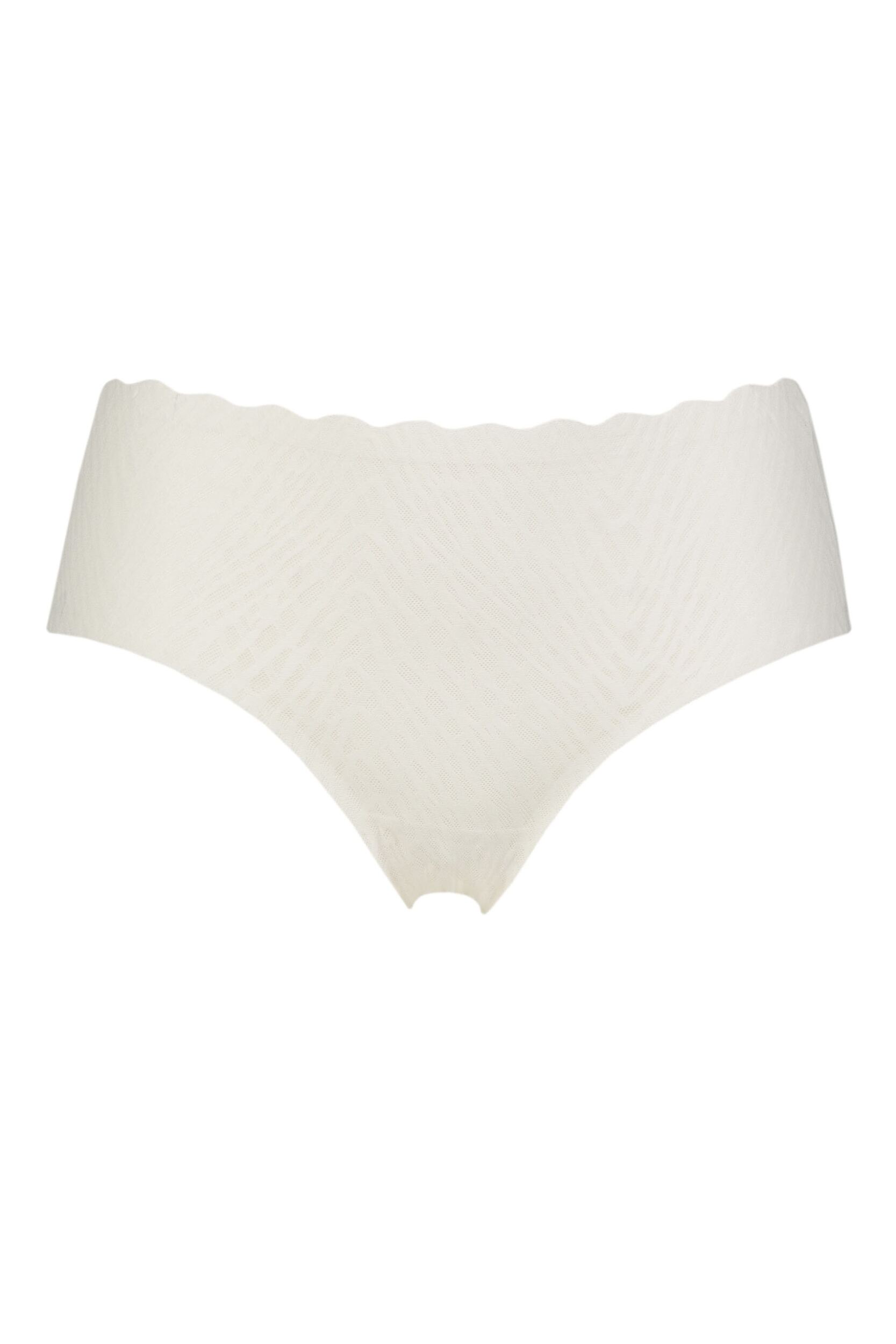 Image of Women's 1 Pack Sloggi Zero Feel Bliss Hipster Briefs Silk White M