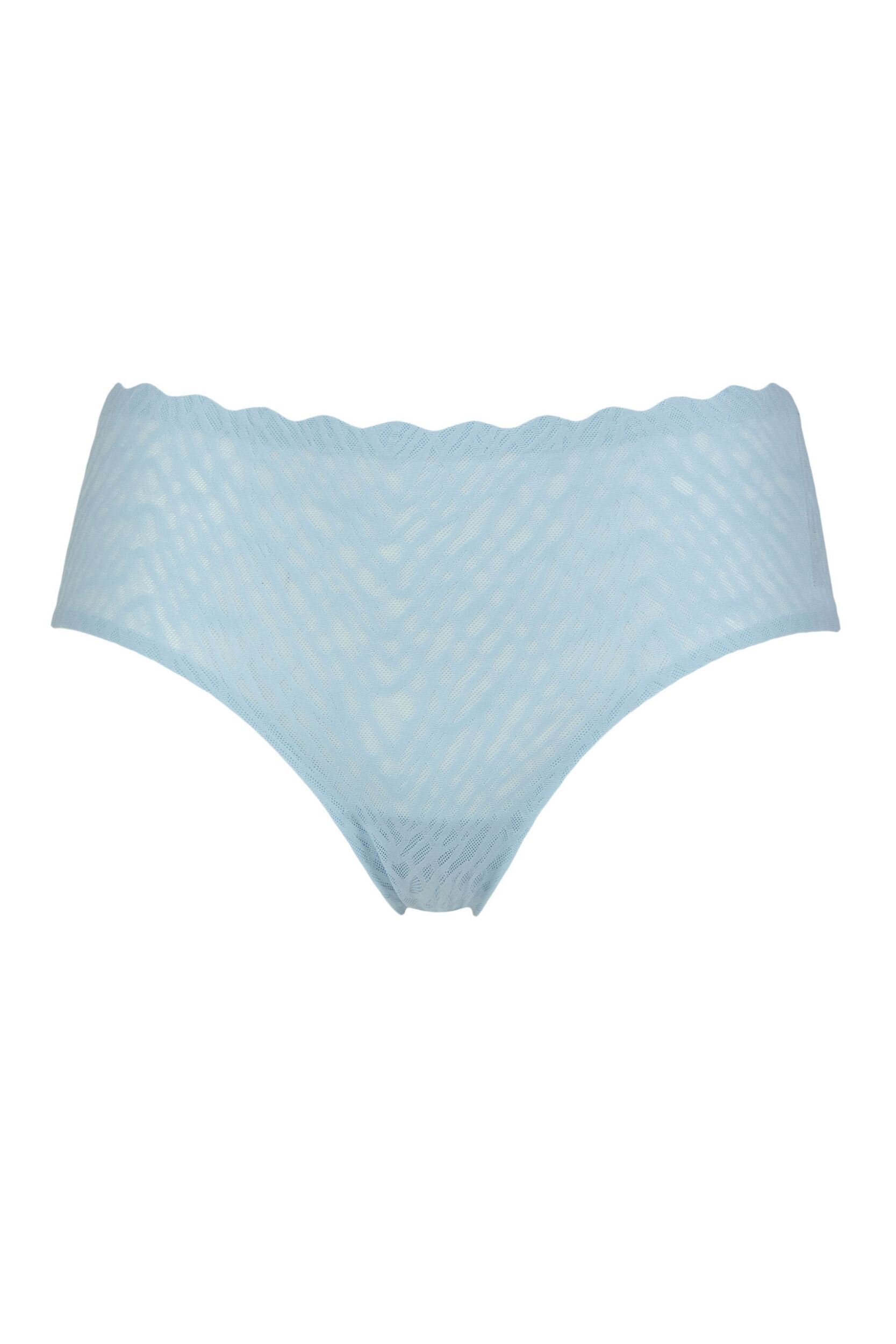 Women’s 1 Pack Sloggi Zero Feel Bliss Hipster Briefs Light Blue Small