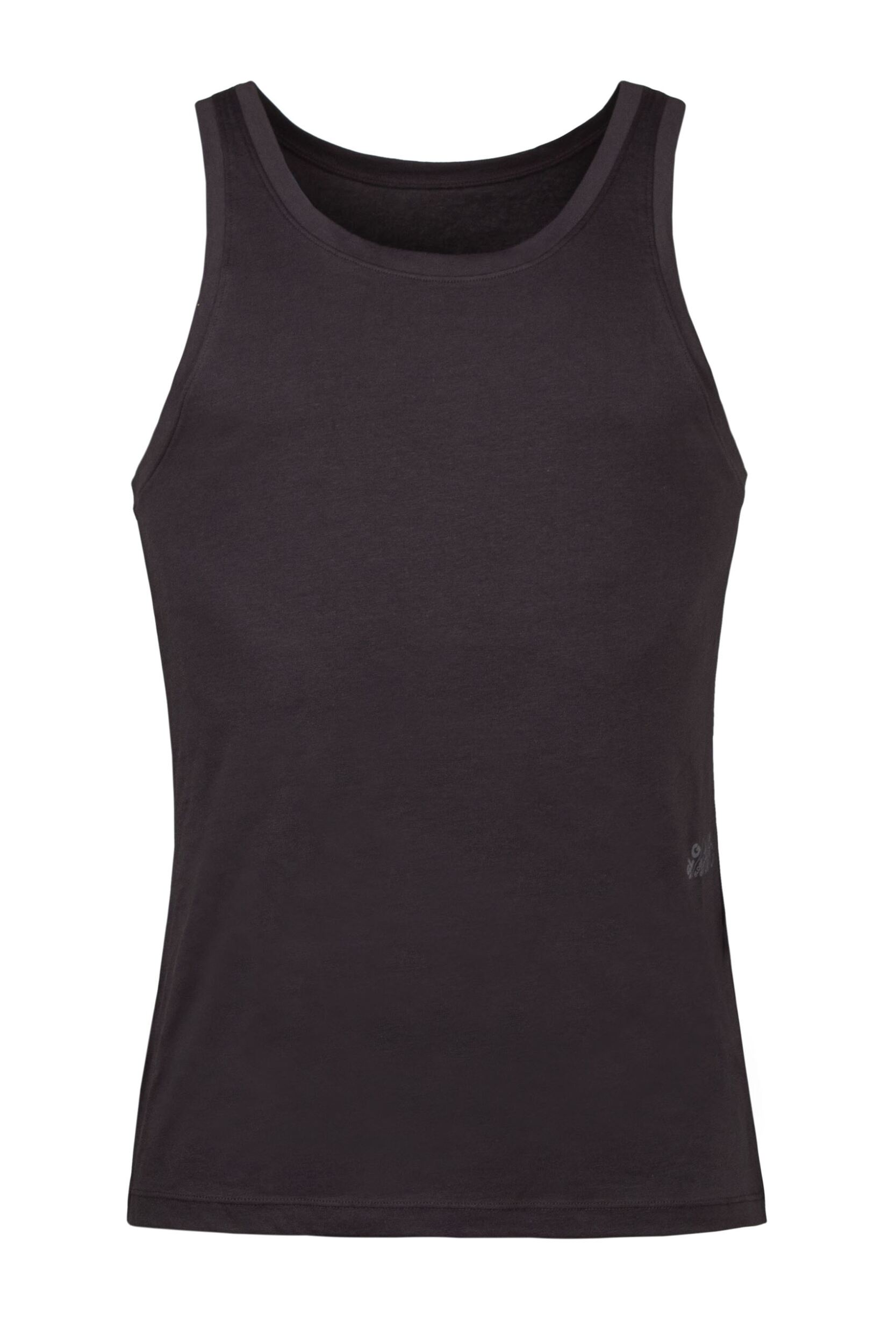 Mens 1 Pack Sloggi SLG Baselayer Tank Top Charcoal Large