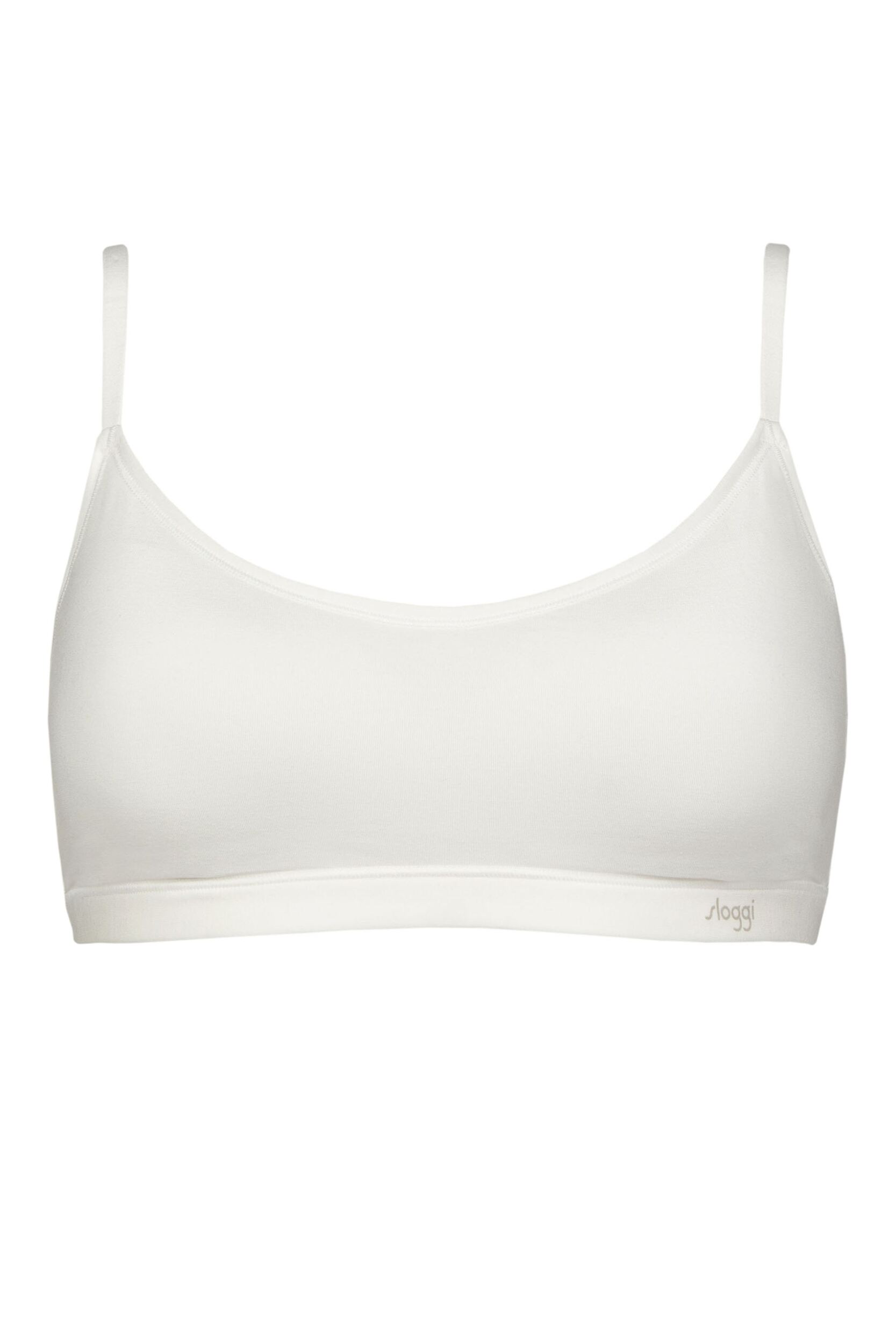 Womens 1 Pack Sloggi FREE Evolve Padded Bra Silk White S/M
