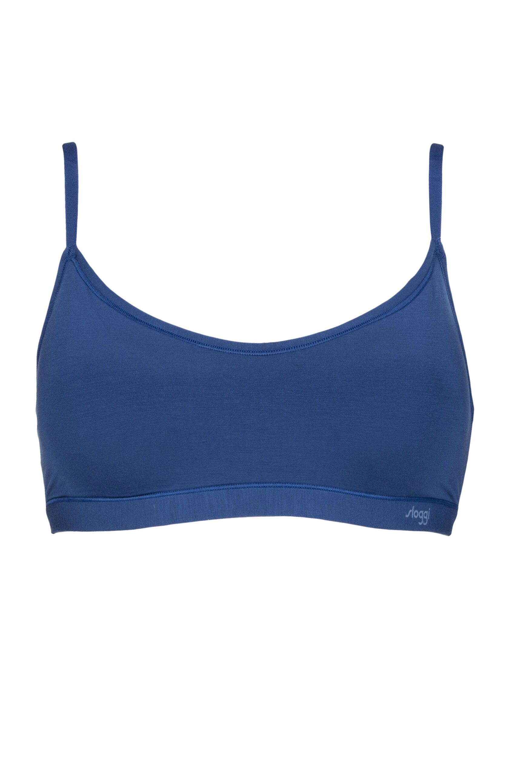 Womens 1 Pack Sloggi FREE Evolve Padded Bra Blue Sapphire S/M