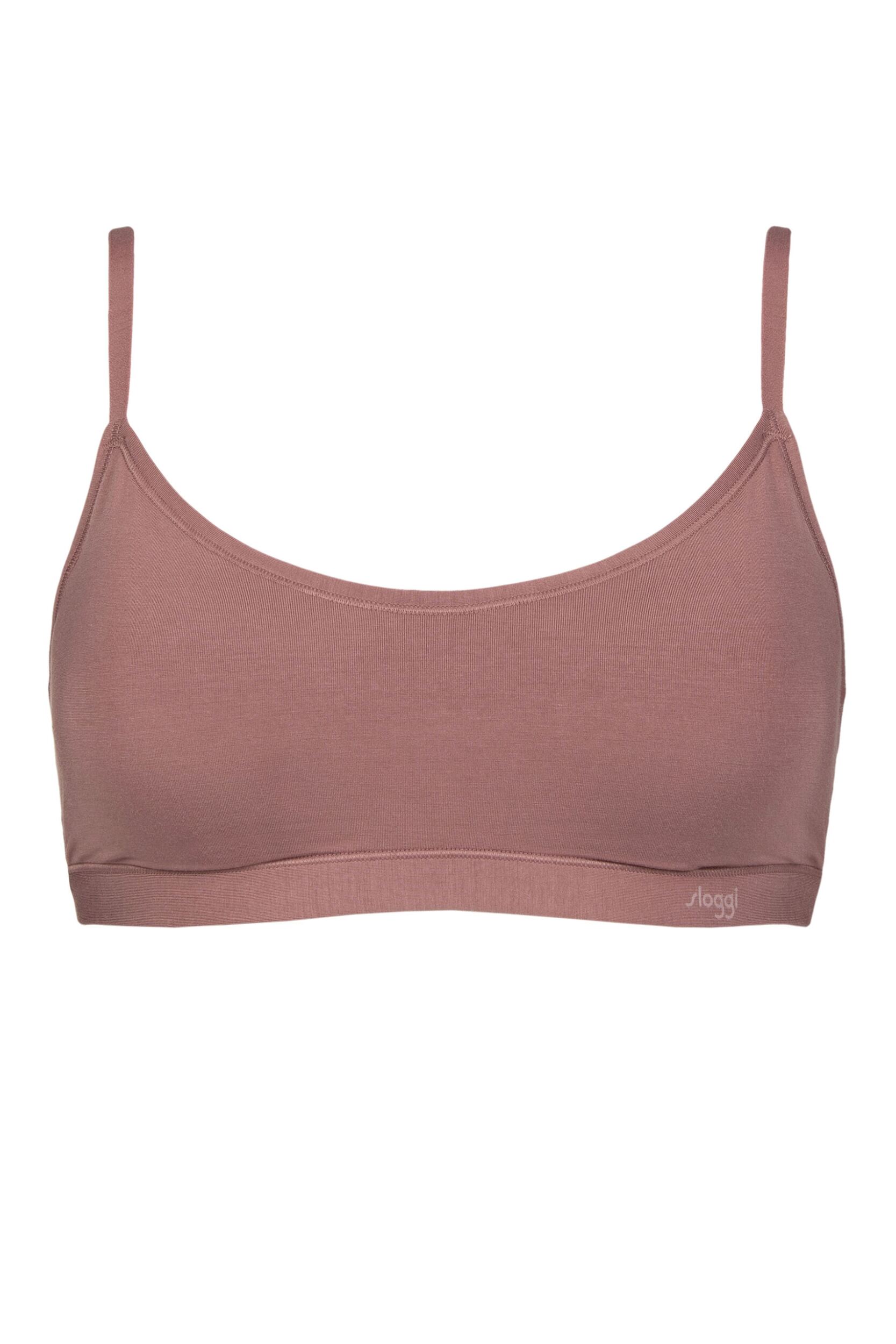 Womens 1 Pack Sloggi FREE Evolve Padded Bra Date Night Pink S/M