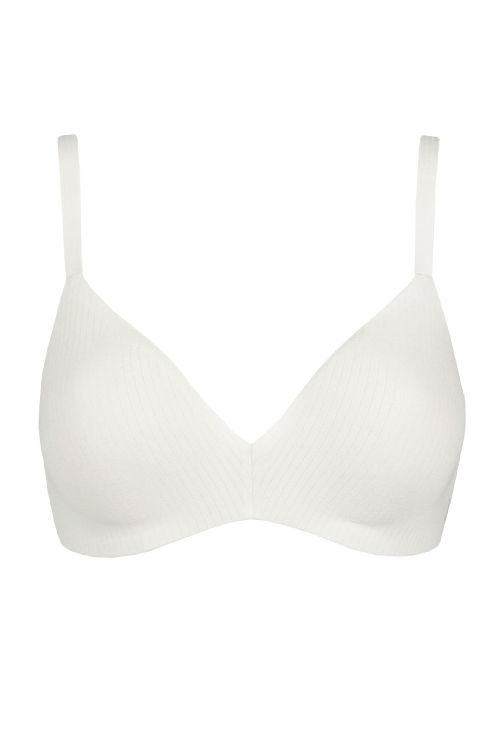 Women's 1 Pack Sloggi Zero Feel Pure Push Up Bra Silk White Small