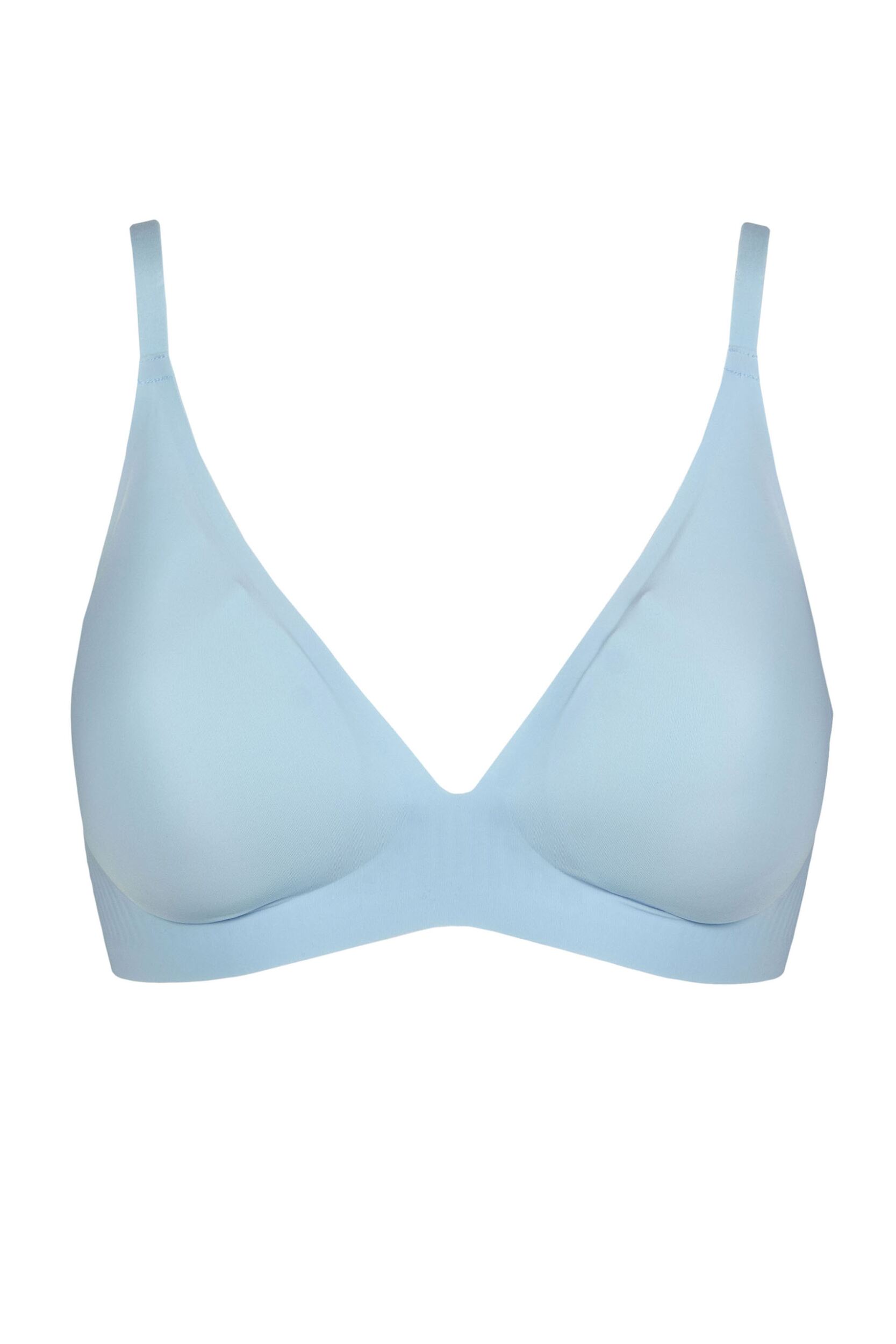 Women's 1 Pack Sloggi Zero Feel 2.0 The Up Push Up Bra Light Blue Large