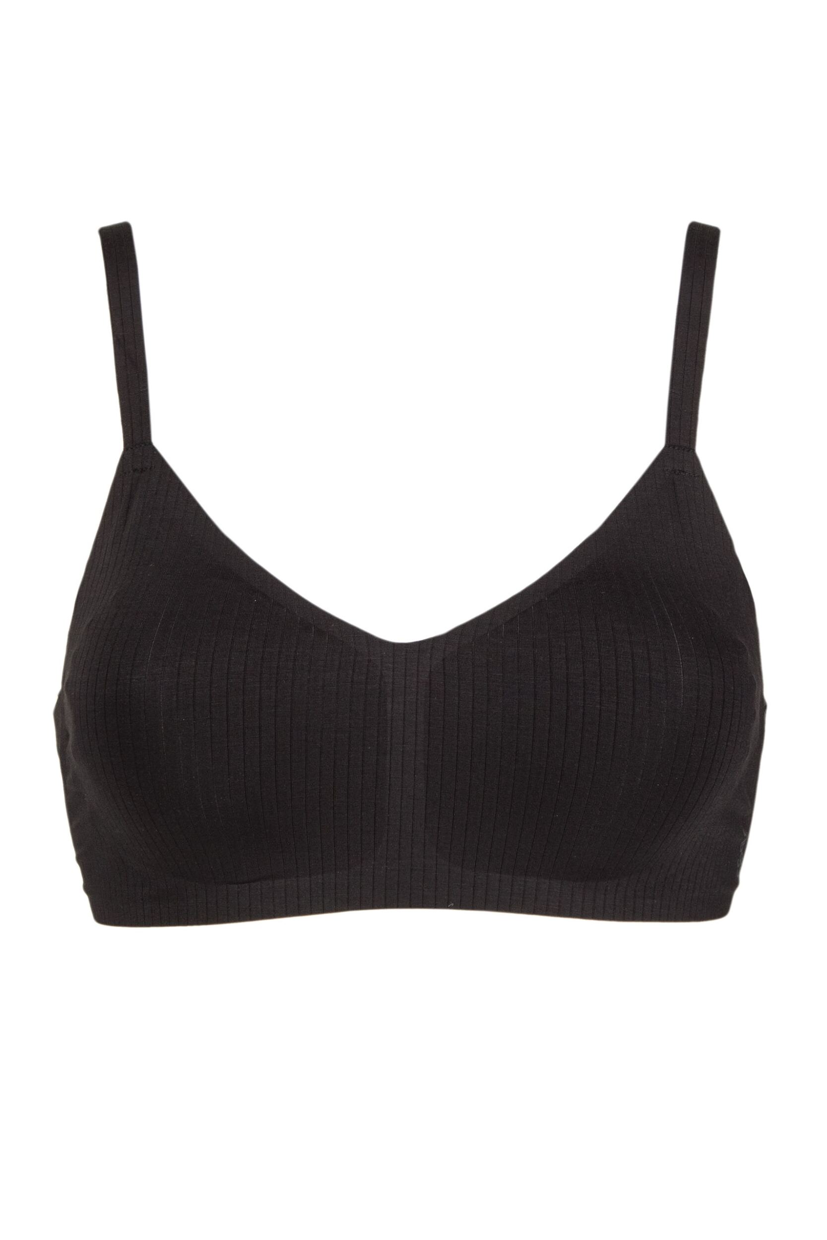 Women's 1 Pack Sloggi Zero Feel Pure Soft Bra Black Small