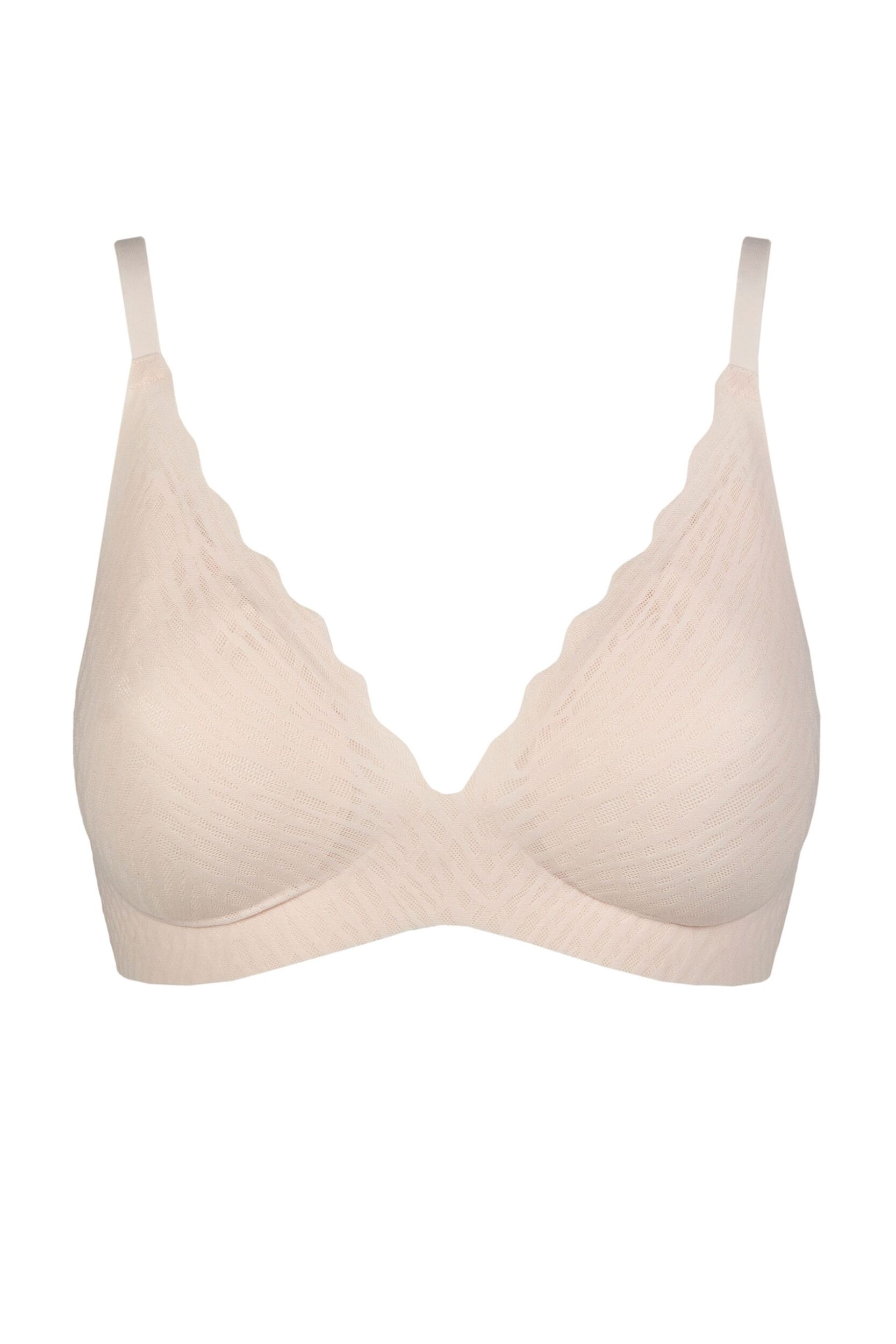 Women's 1 Pack Sloggi Zero Feel Bliss The Up Push Up Bra Puff Pink Large