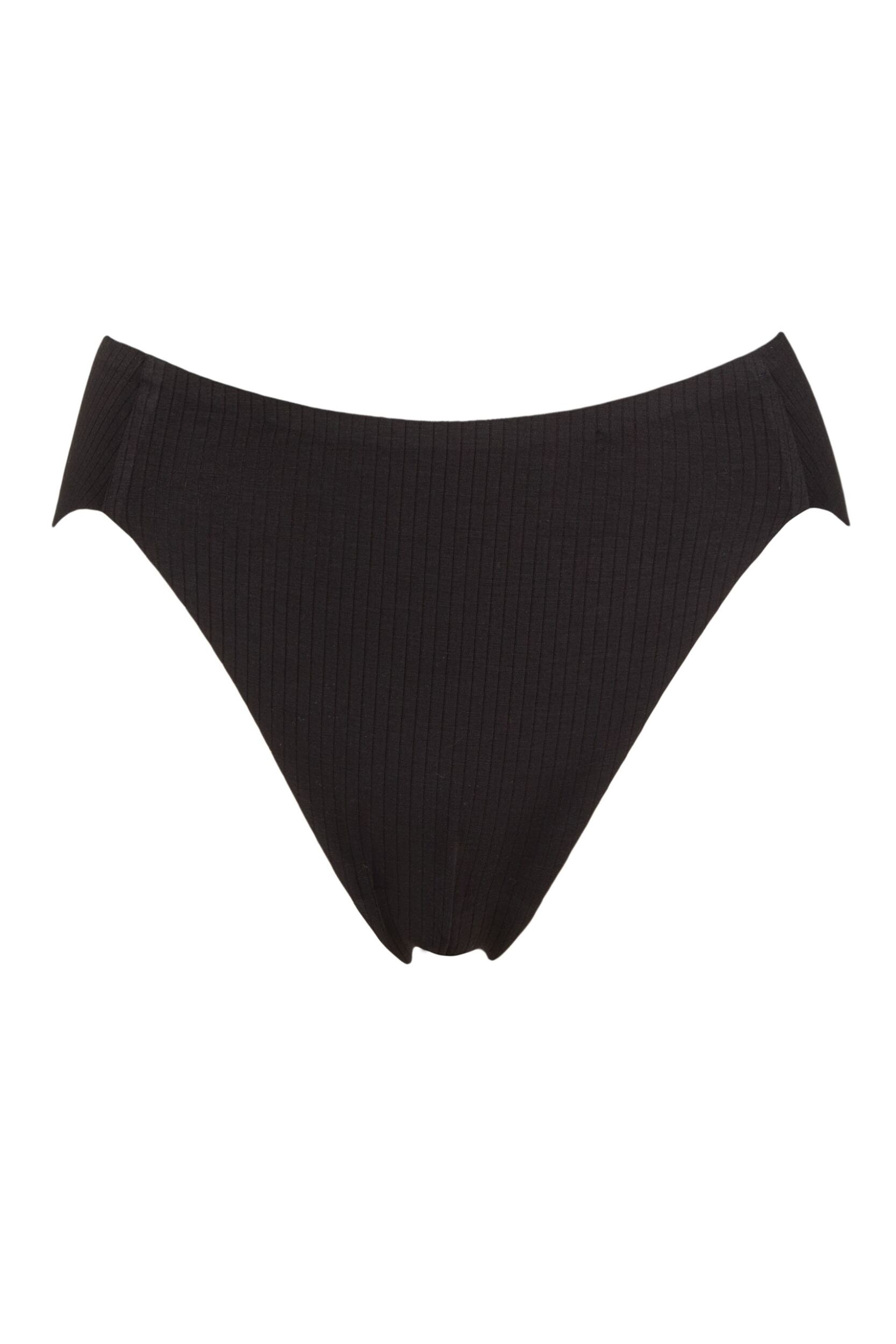Women's 1 Pack Sloggi Zero Feel Pure High Leg Briefs Black Small