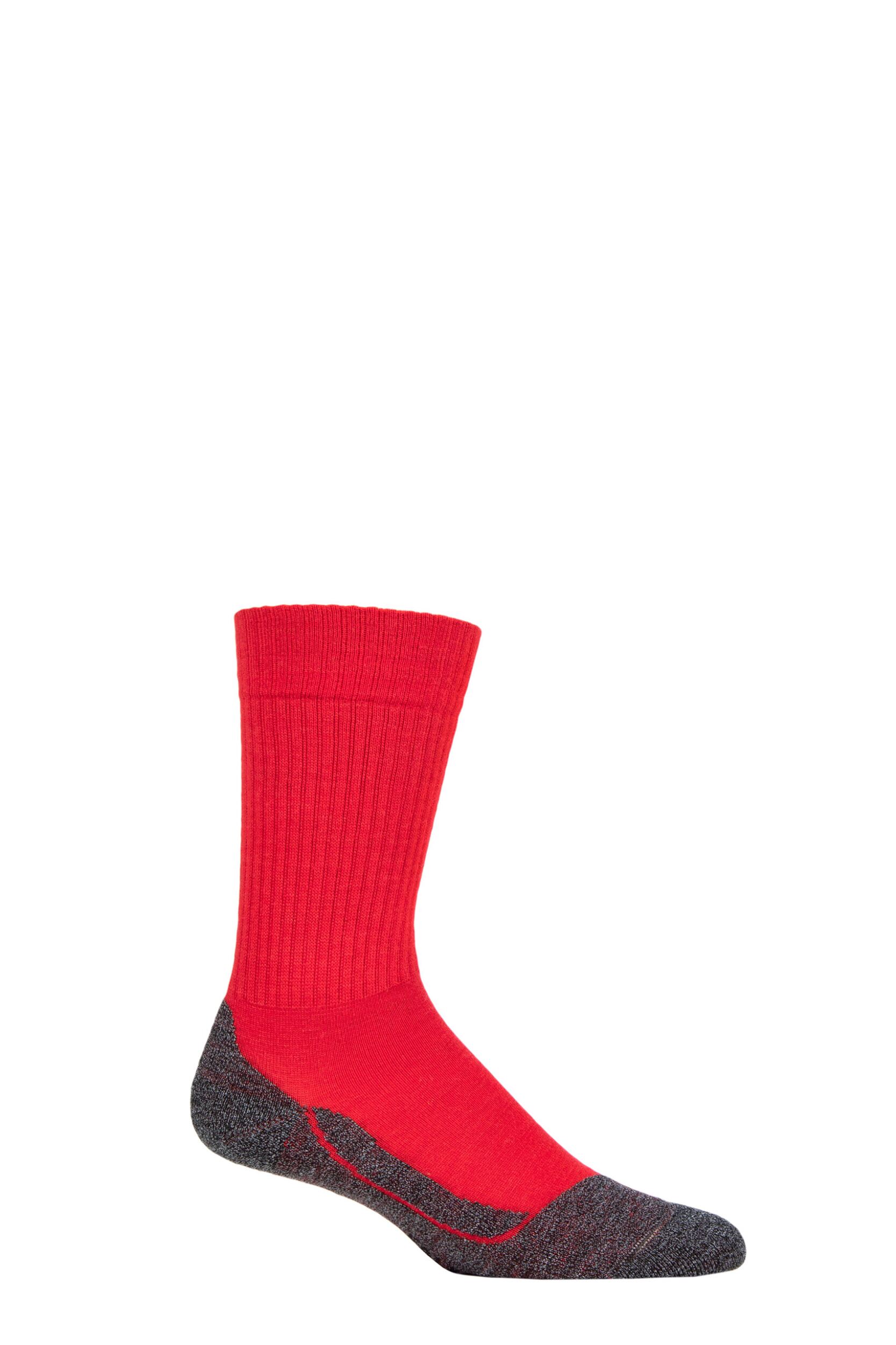 Boys and Girls 1 Pair Falke Active Warm Wool Blend Socks Fire 5.5-8 Teens (13-14 Years)