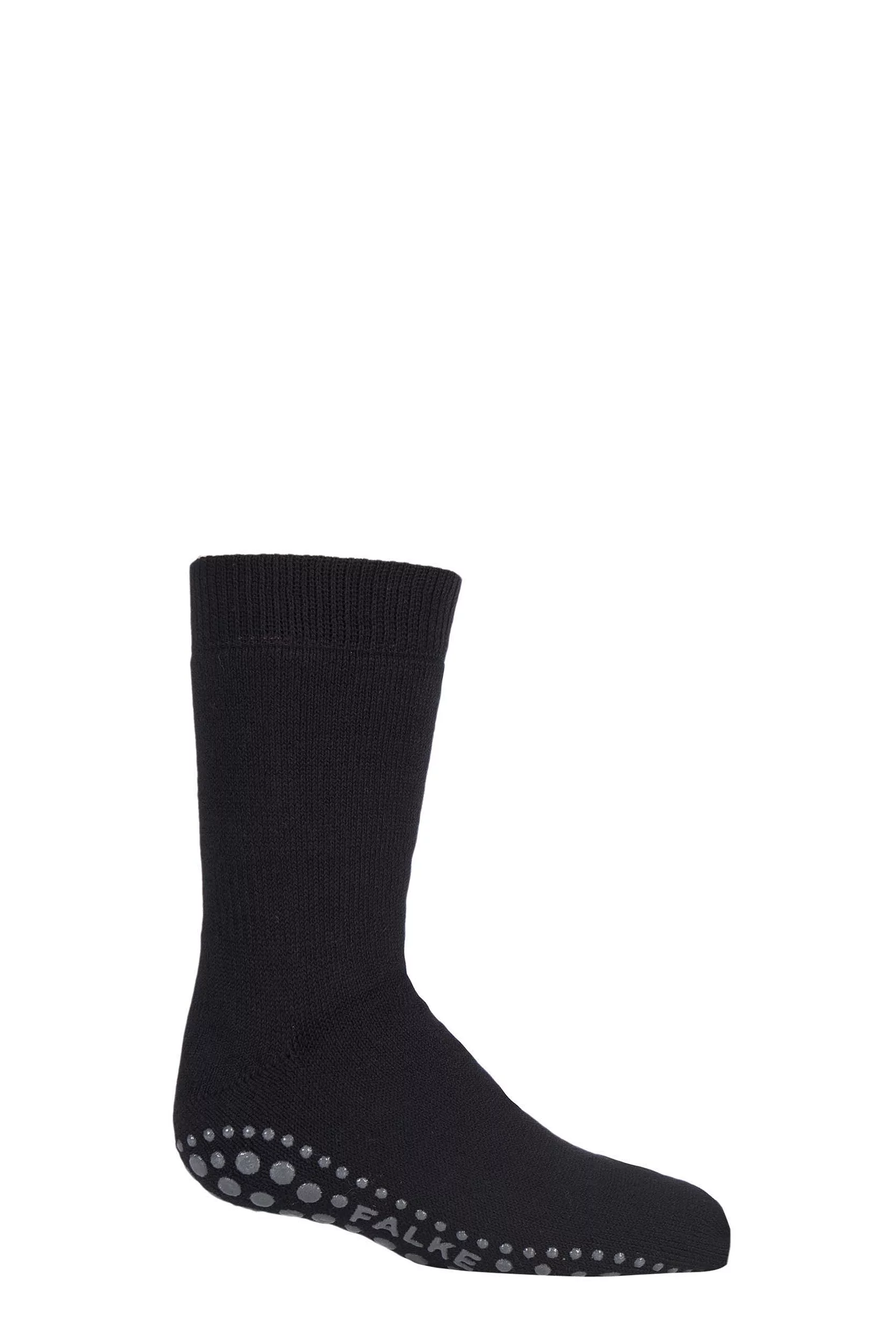 1 Pair Black Catspads Slipper Socks Kids Unisex 12-2.5 Kids (7-11 Years) - Falke