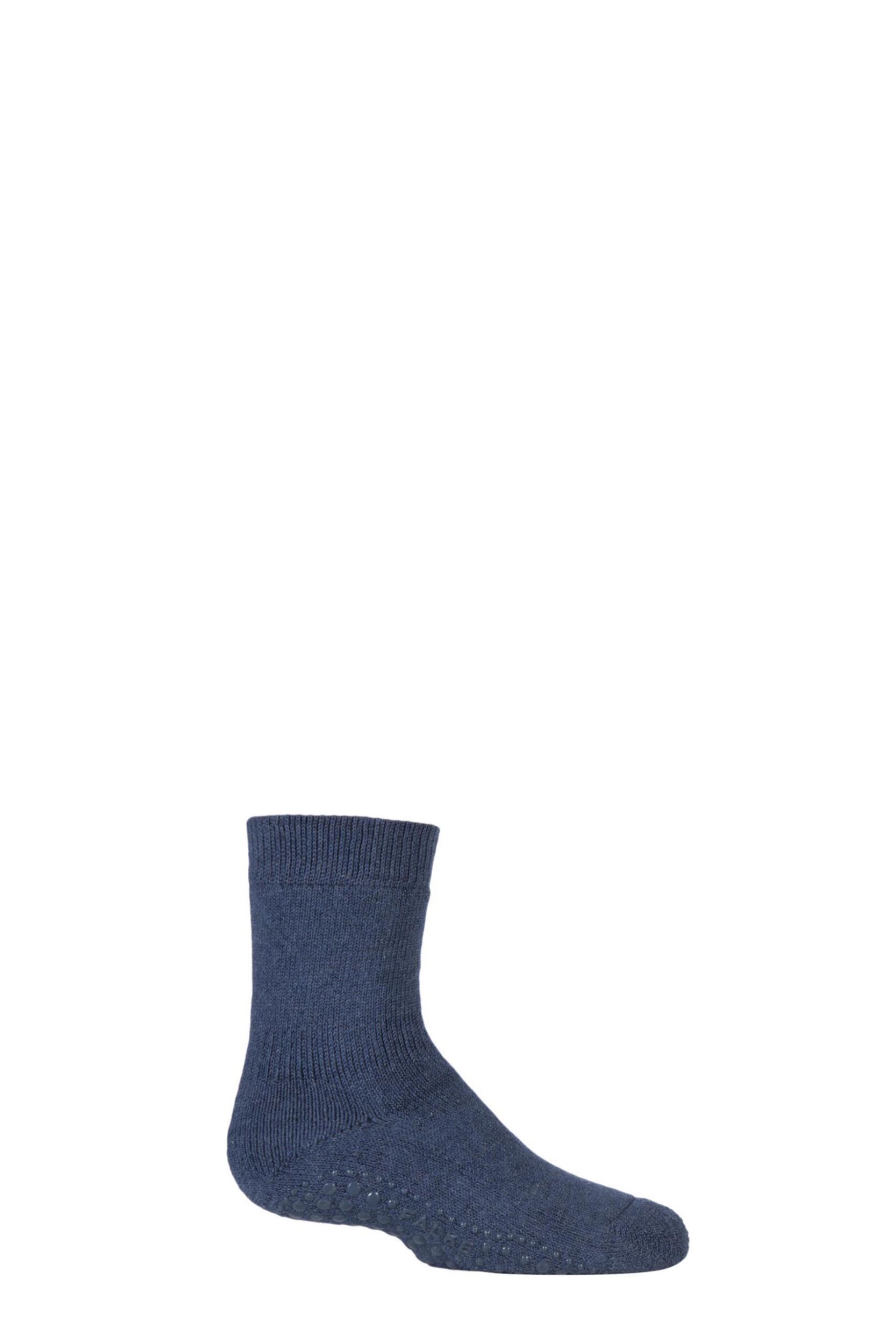 1 Pair Dark Blue Catspads Slipper Socks Kids Unisex 5.5-8 Teens (13-14 Years) - Falke