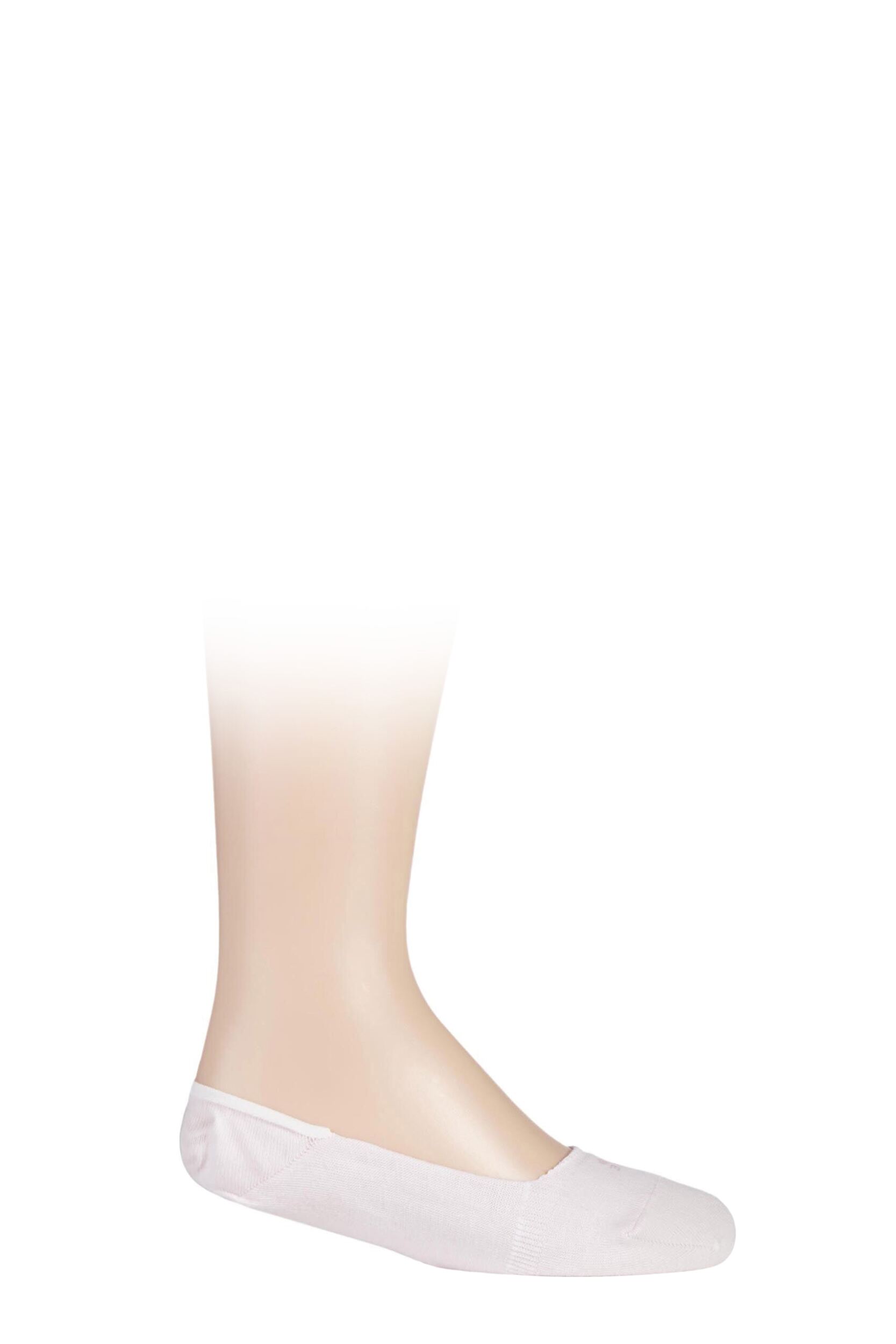 1 Pair Powder Rose Invisible Step Shoe Liners Kids Unisex 3-5 Teens (12-13 Years) - Falke