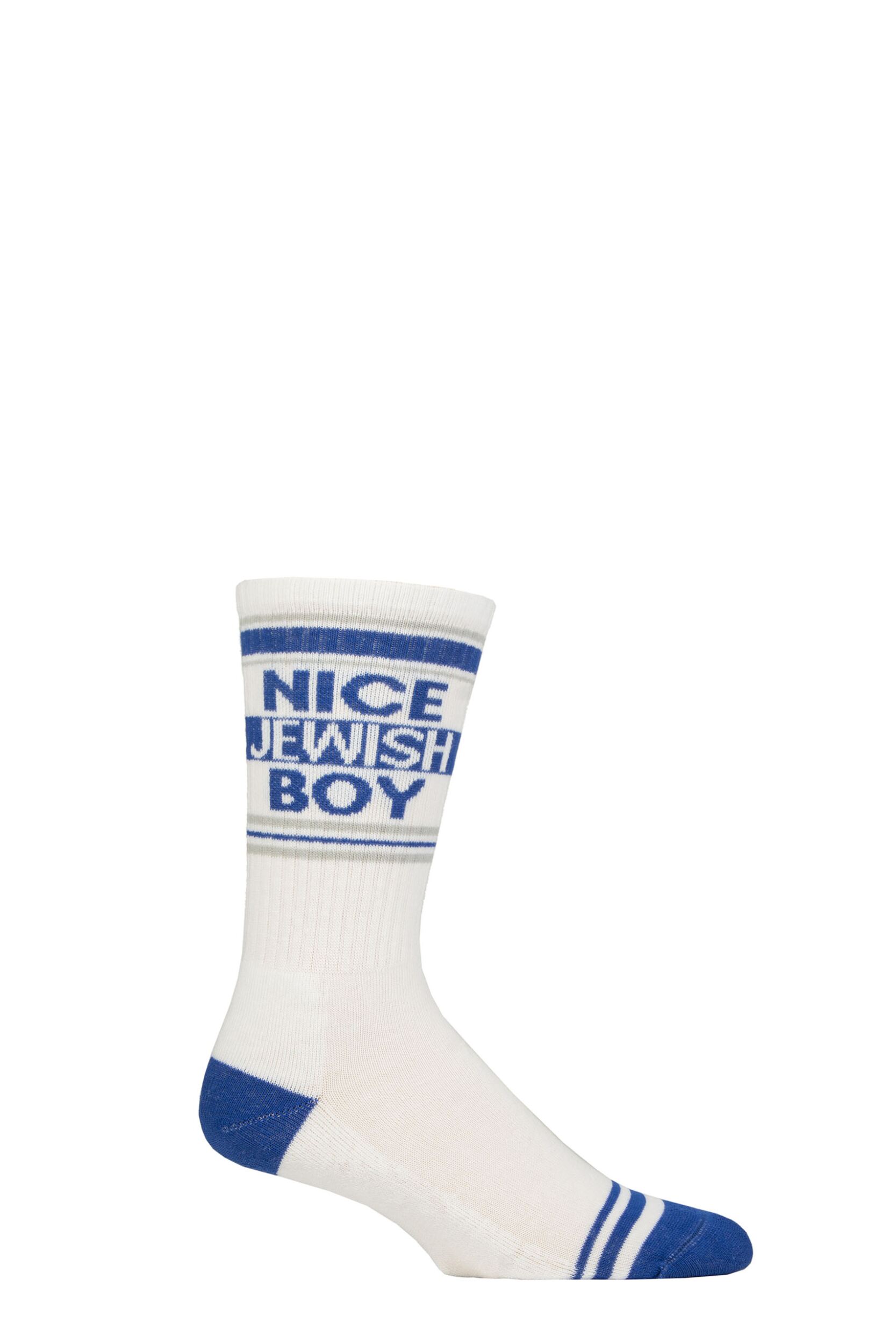 Gumball Poodle 1 Pair Nice Jewish Boy Cotton Socks Multi One Size