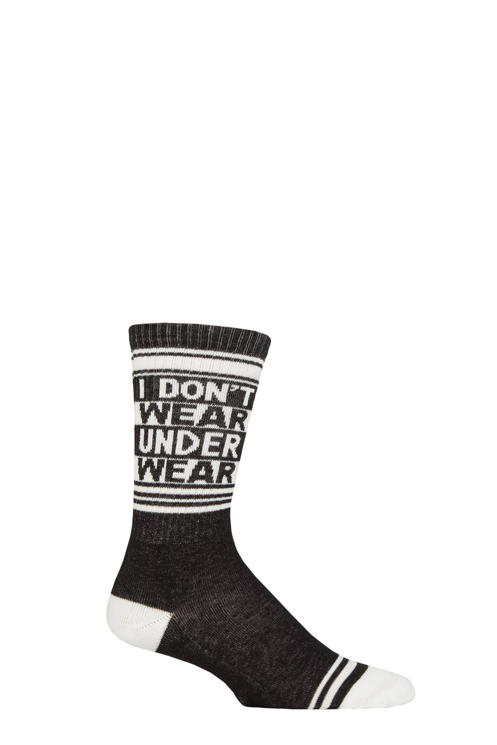 Gumball Poodle 1 Pair I Don't Wear Underwear Cotton Socks Multi