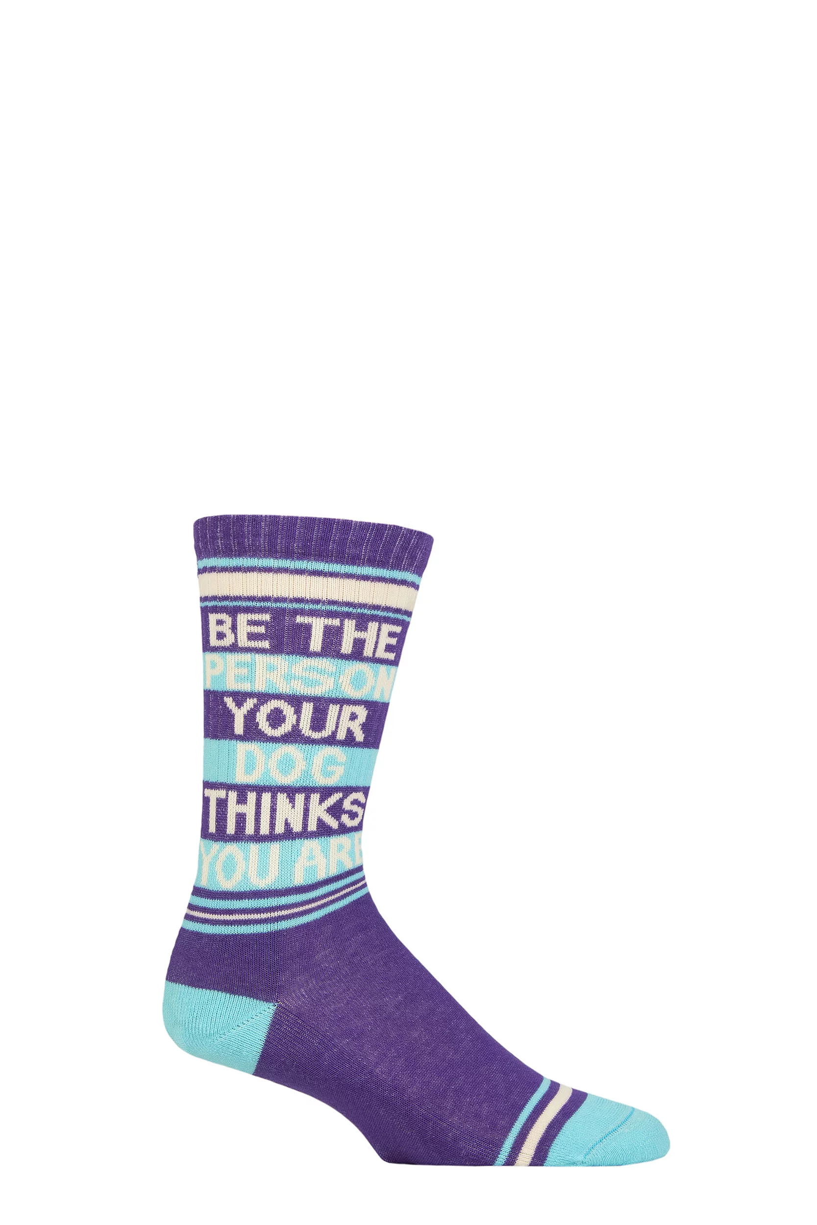 Gumball Poodle 1 Pair Be the Person Your Dog Thinks You Are Cotton Socks Multi