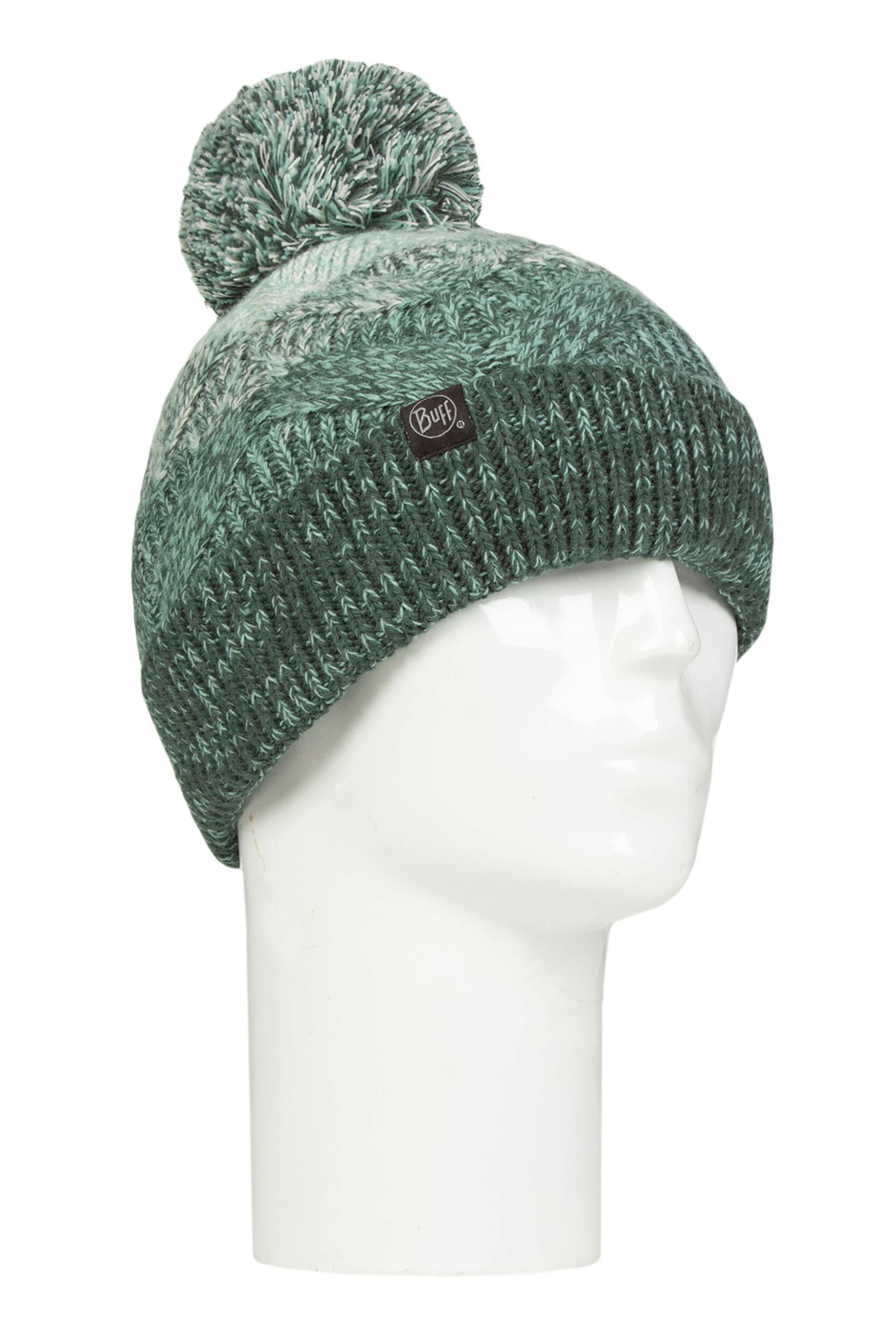 BUFF 1 Pack Knitted Fleece Beanie Hat Silver Sage One Size