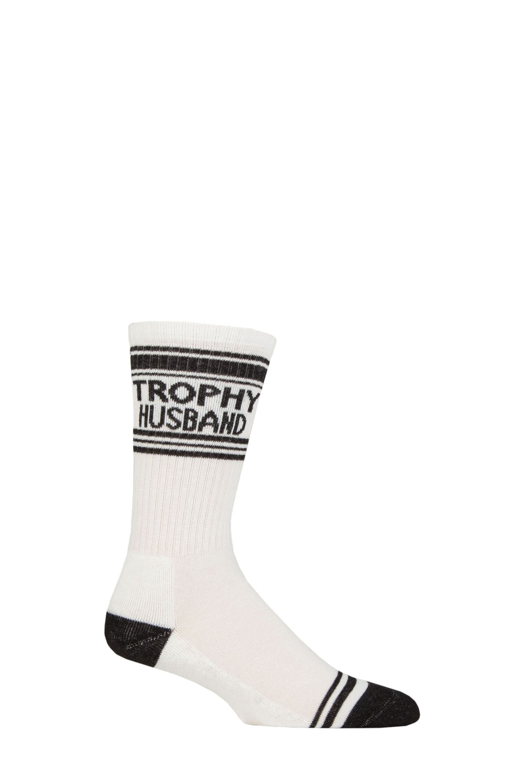 Gumball Poodle 1 Pair Trophy Husband Cotton Socks Multi One Size