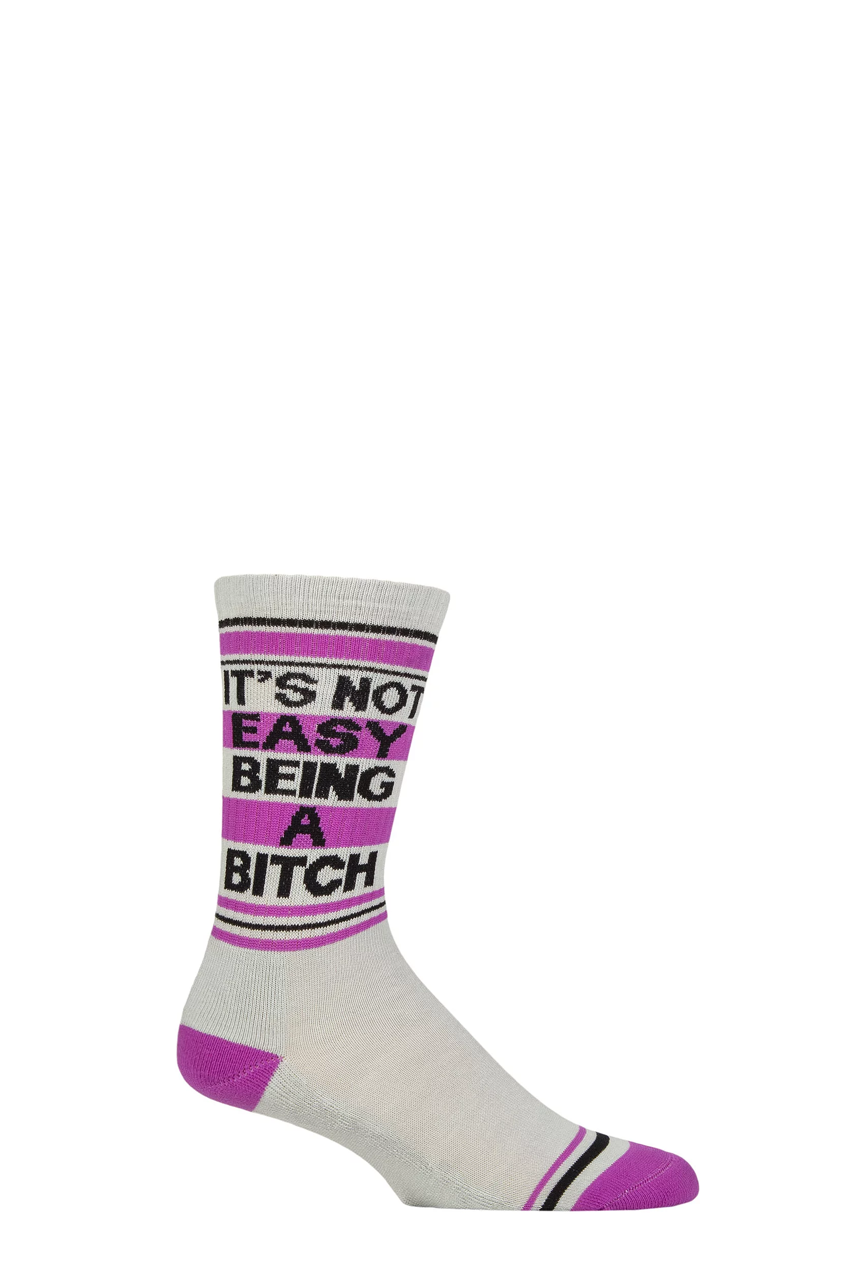 Gumball Poodle 1 Pair It's Not Easy Being a Bitch Cotton Socks Multi