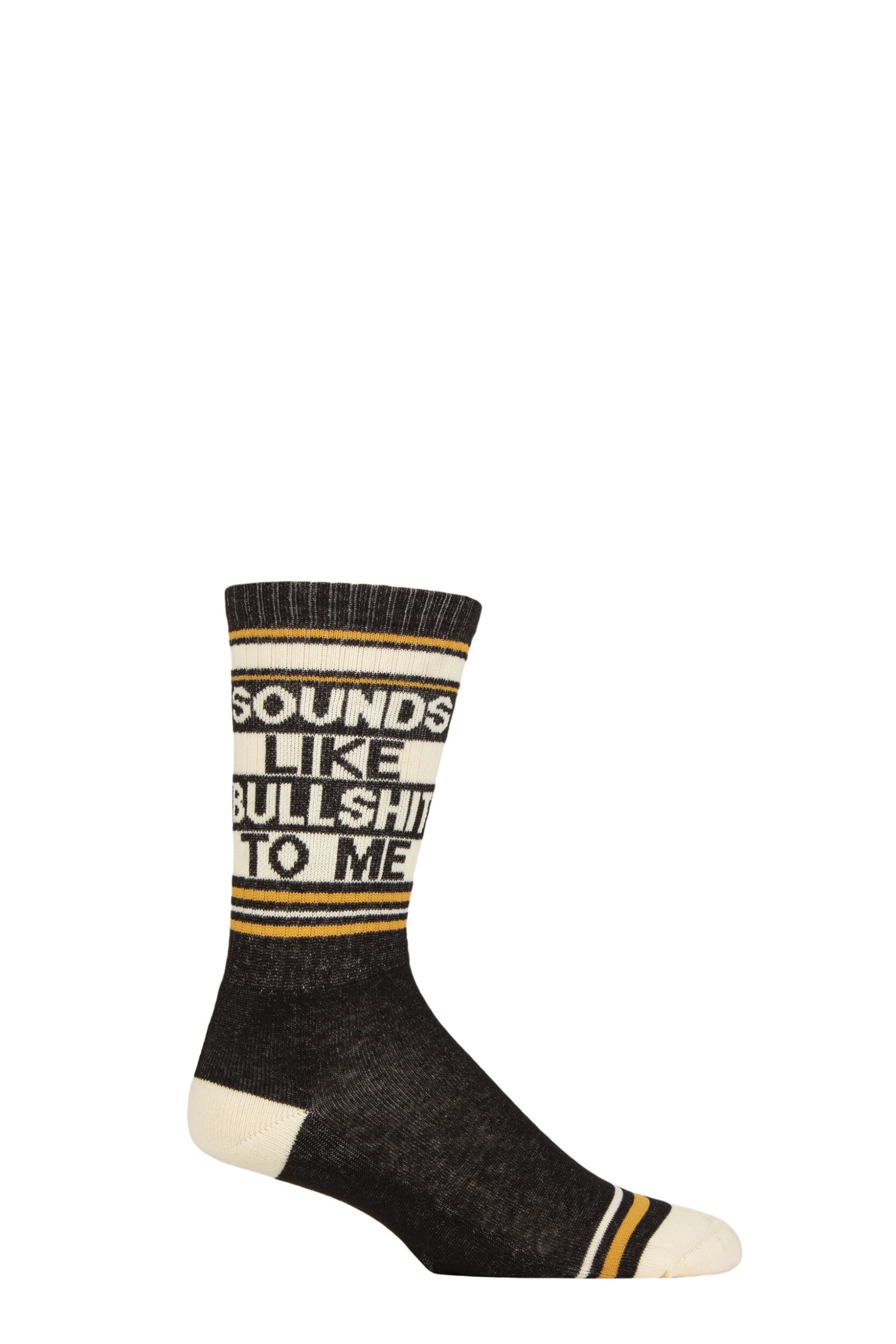 Gumball Poodle 1 Pair Sounds Like Bullshit to Me Cotton Socks Multi One Size