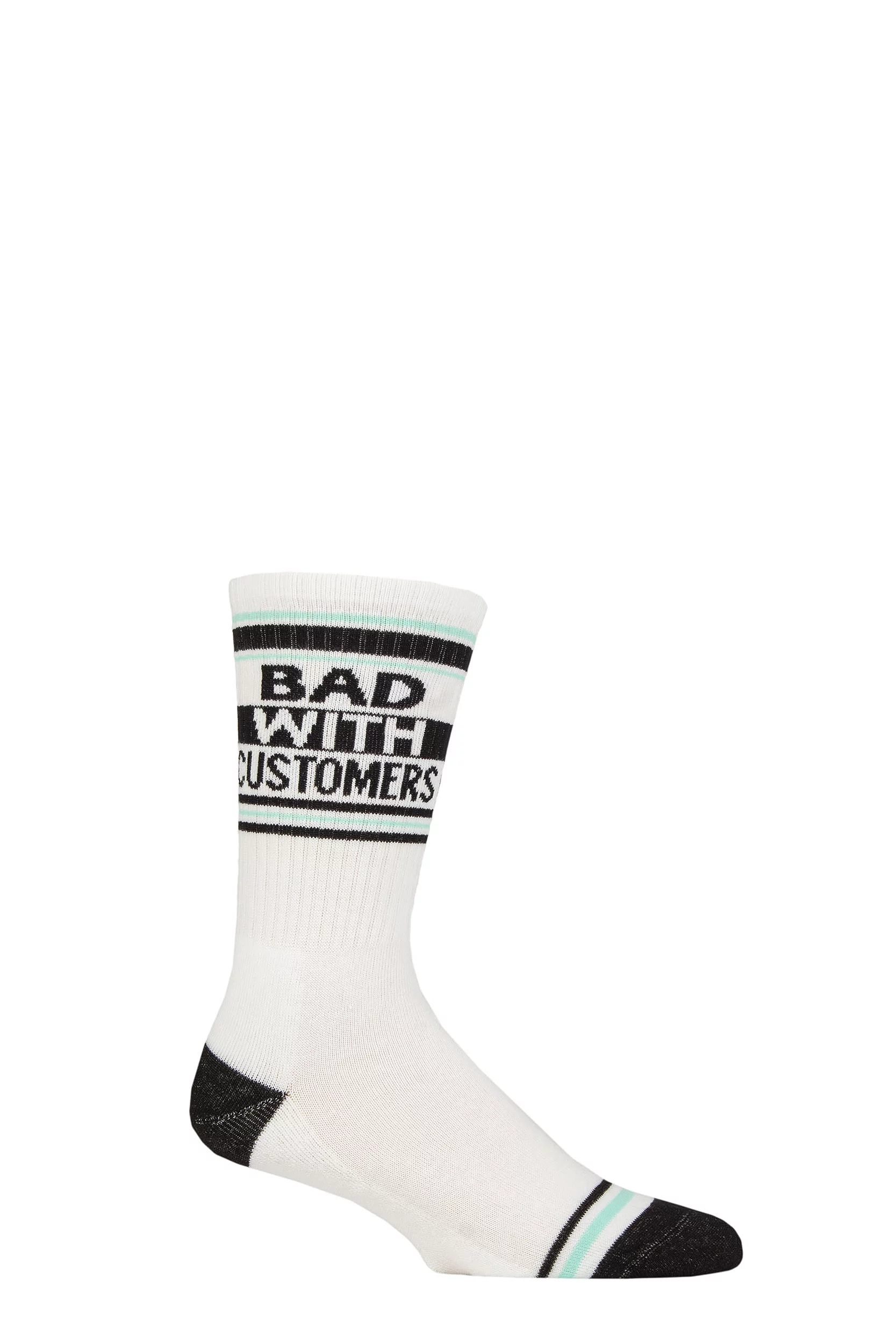 Gumball Poodle 1 Pair Bad with Customers Cotton Socks Multi