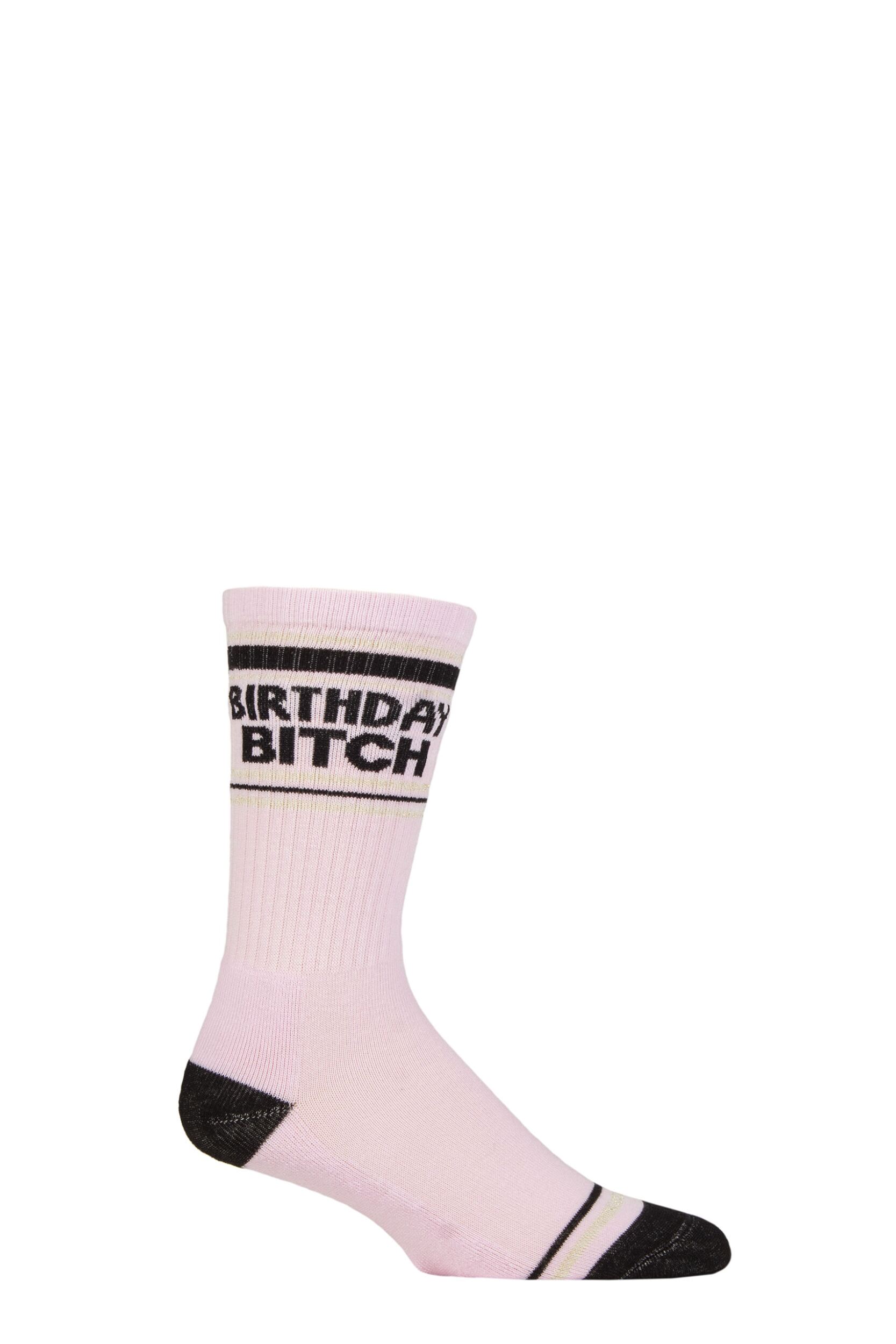 Image of Gumball Poodle 1 Pair Birthday Bitch Cotton Socks Multi One Size