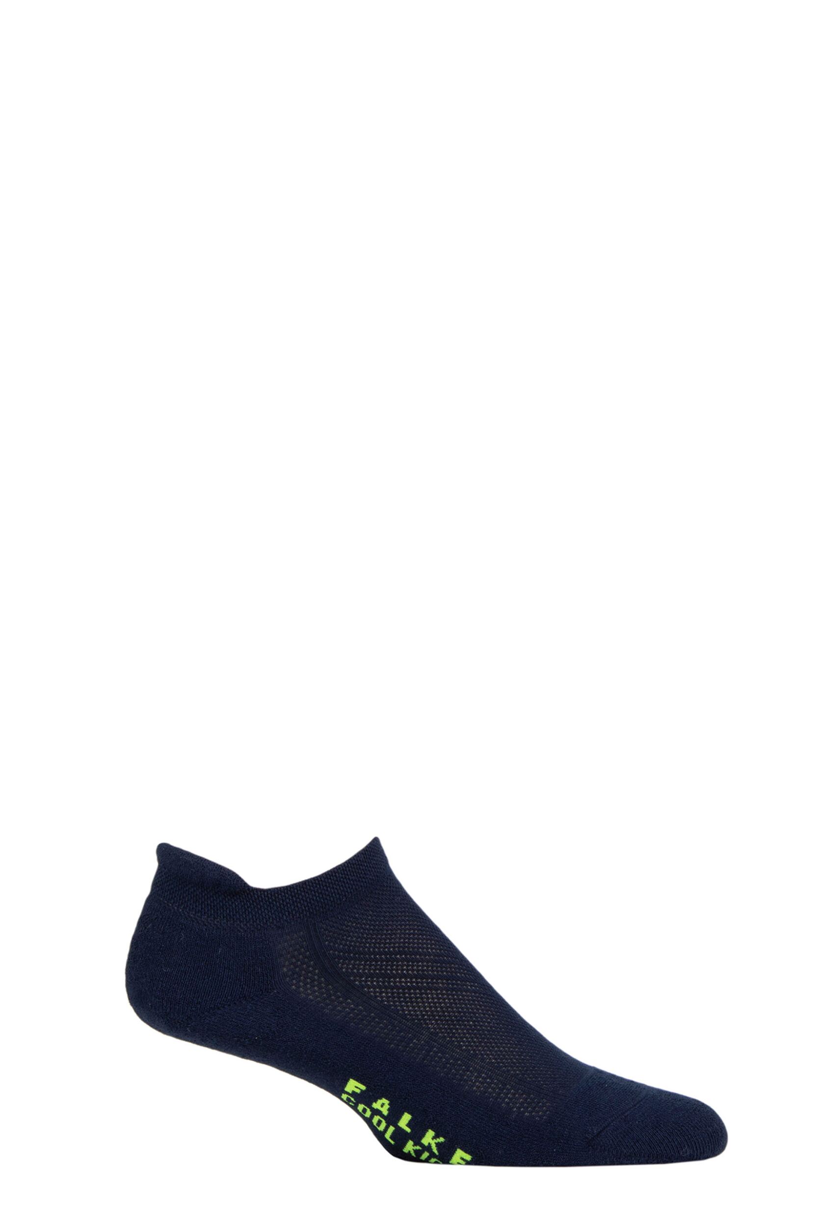 Boys and Girls 1 Pair Falke Cool Kick Trainer Socks Marine 3-5 Teens (12-13 Years)