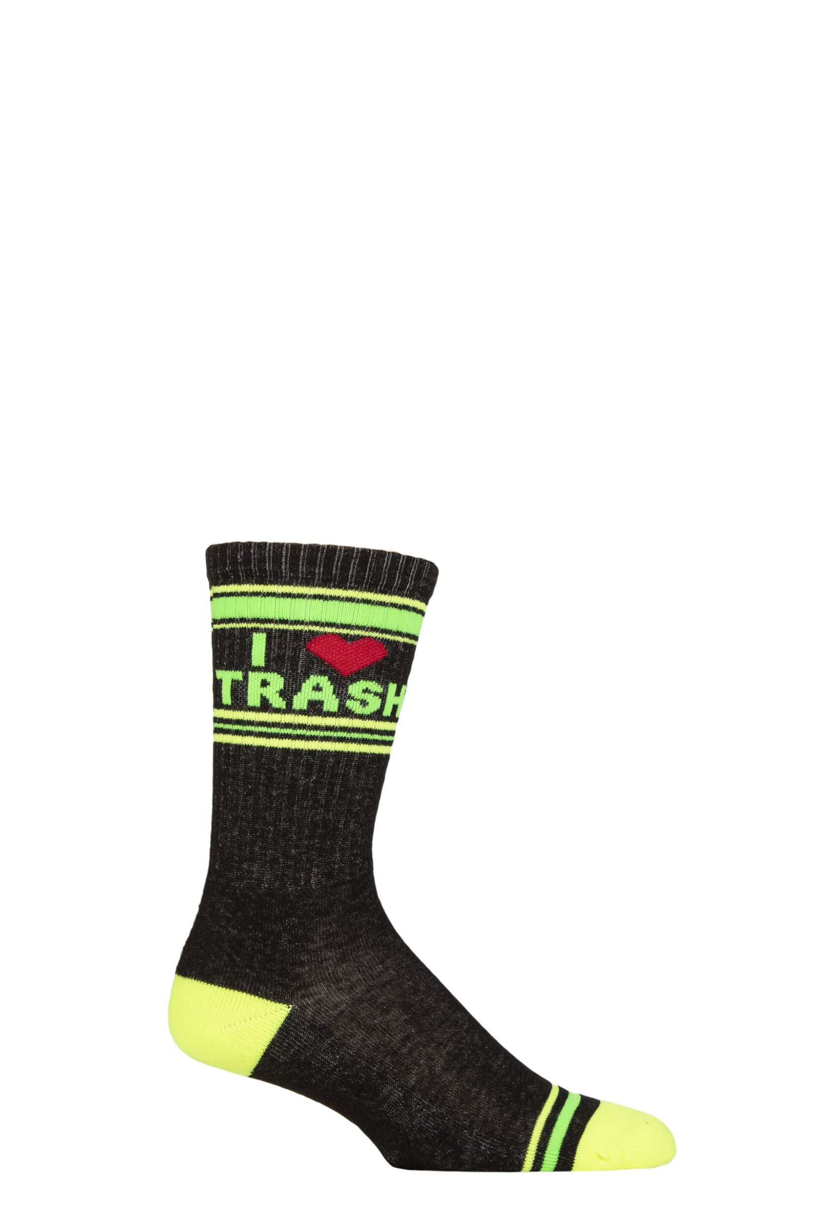 Gumball Poodle 1 Pair I Love Trash Cotton Socks Multi One Size