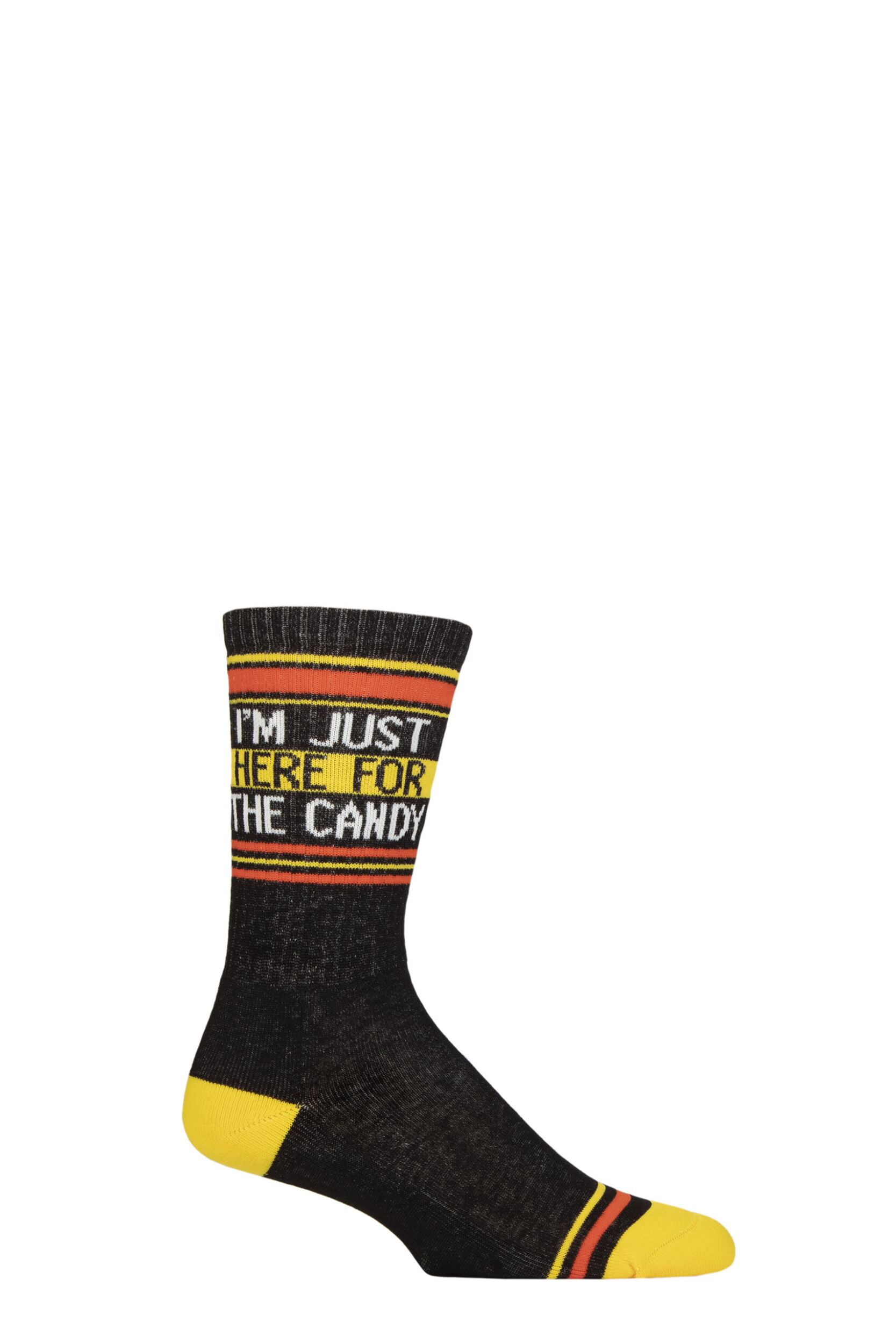 Gumball Poodle 1 Pair I'm Just Here for The Candy Cotton Socks Multi One Size