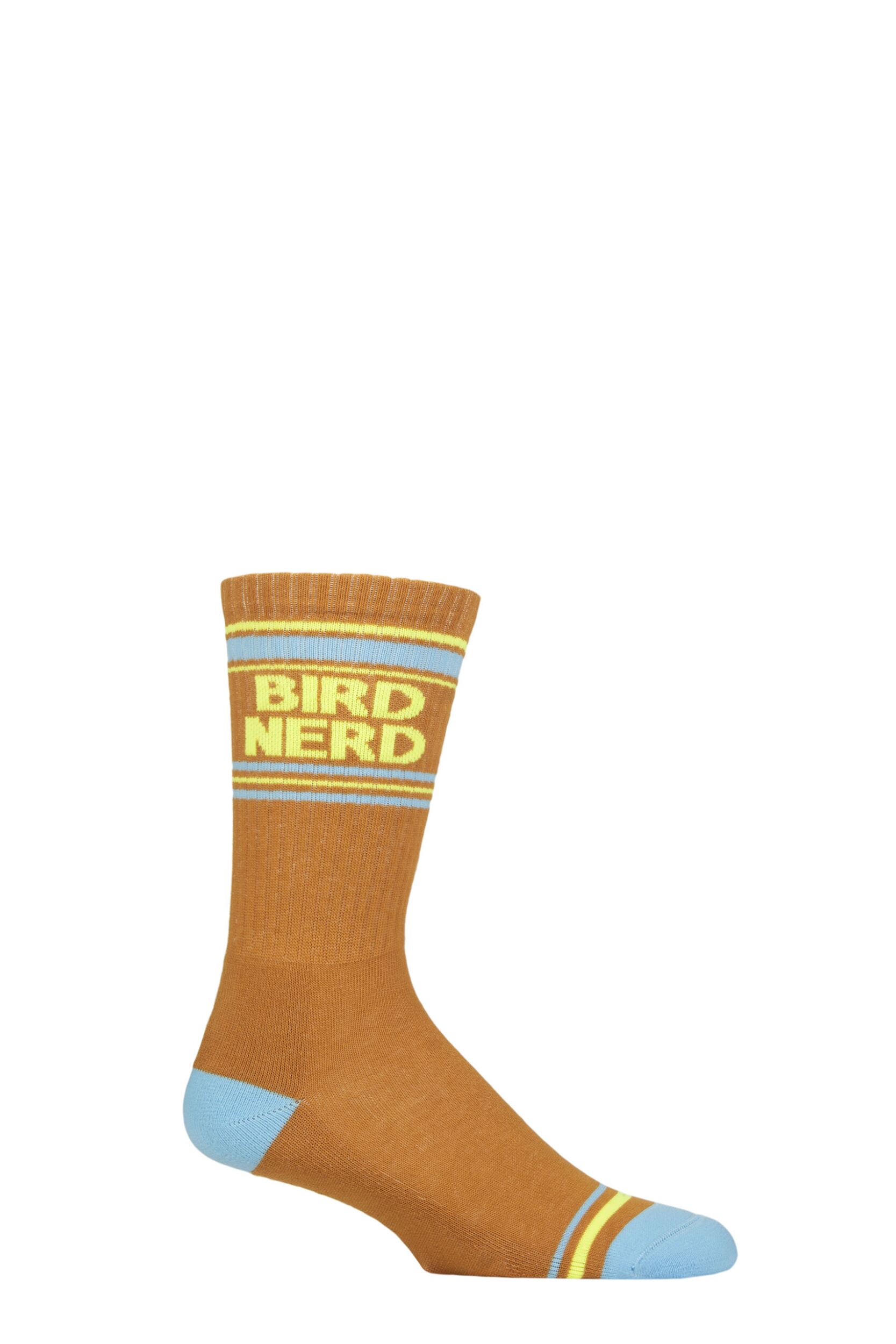 Gumball Poodle 1 Pair Bird Nerd Cotton Socks Multi One Size